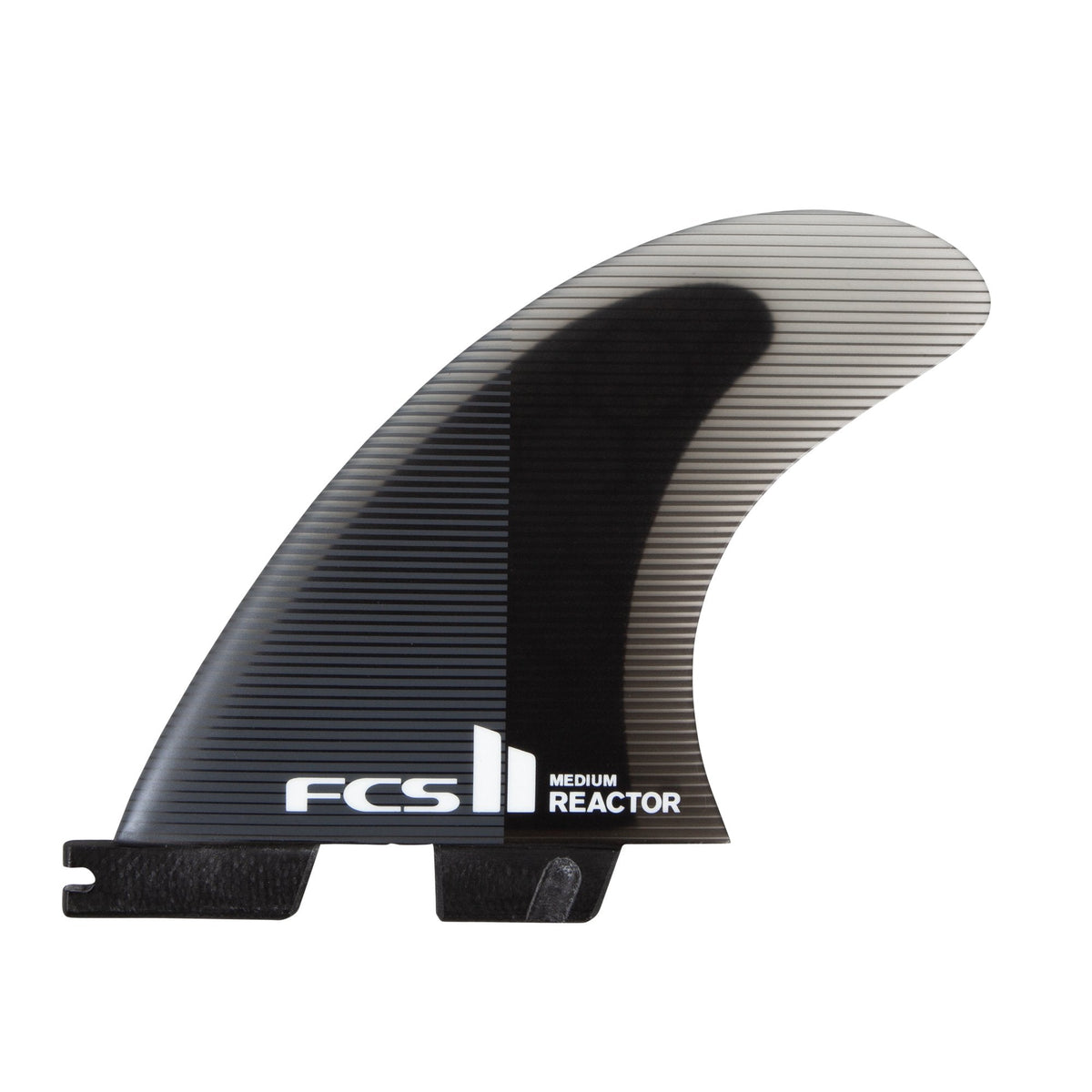 FCS 2 Reactor PC Tri-Fin Set Charcoal-Black M-NEW