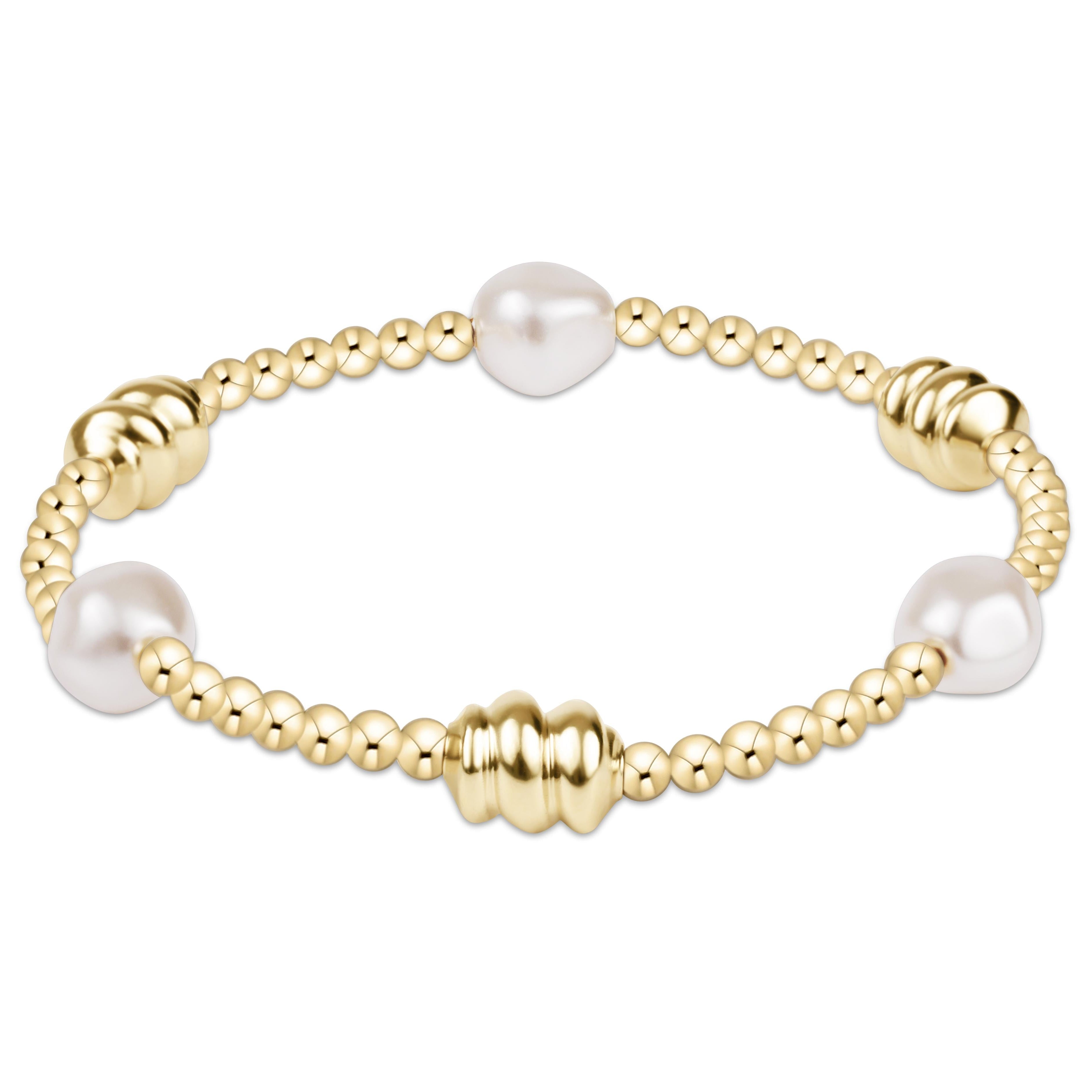 Enewton Gold Special Bracelet AdmireGold&AdmirePearl 3mm