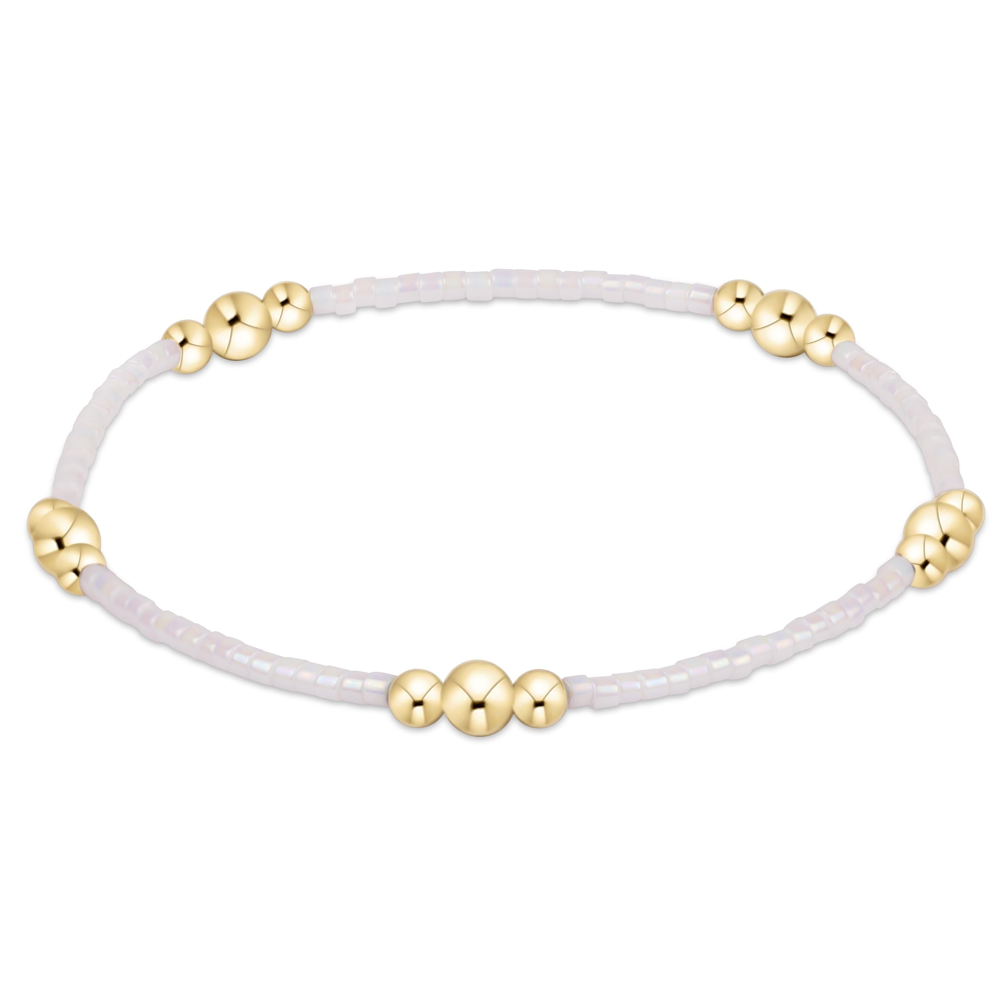 Enewton Hope Bracelet 2mm Purpose Silky White