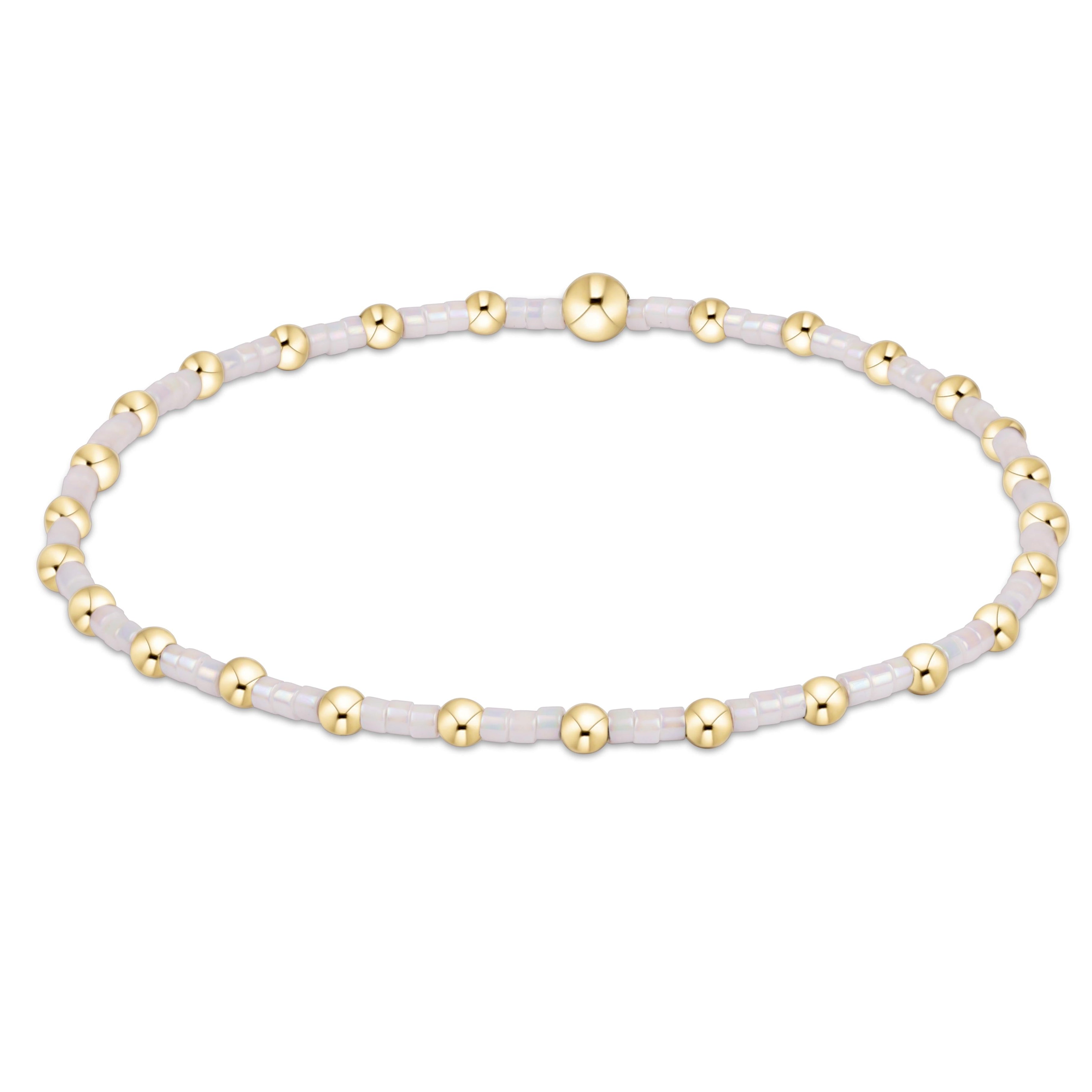 Enewton Hope Bracelet 2mm Sincerity Silky White