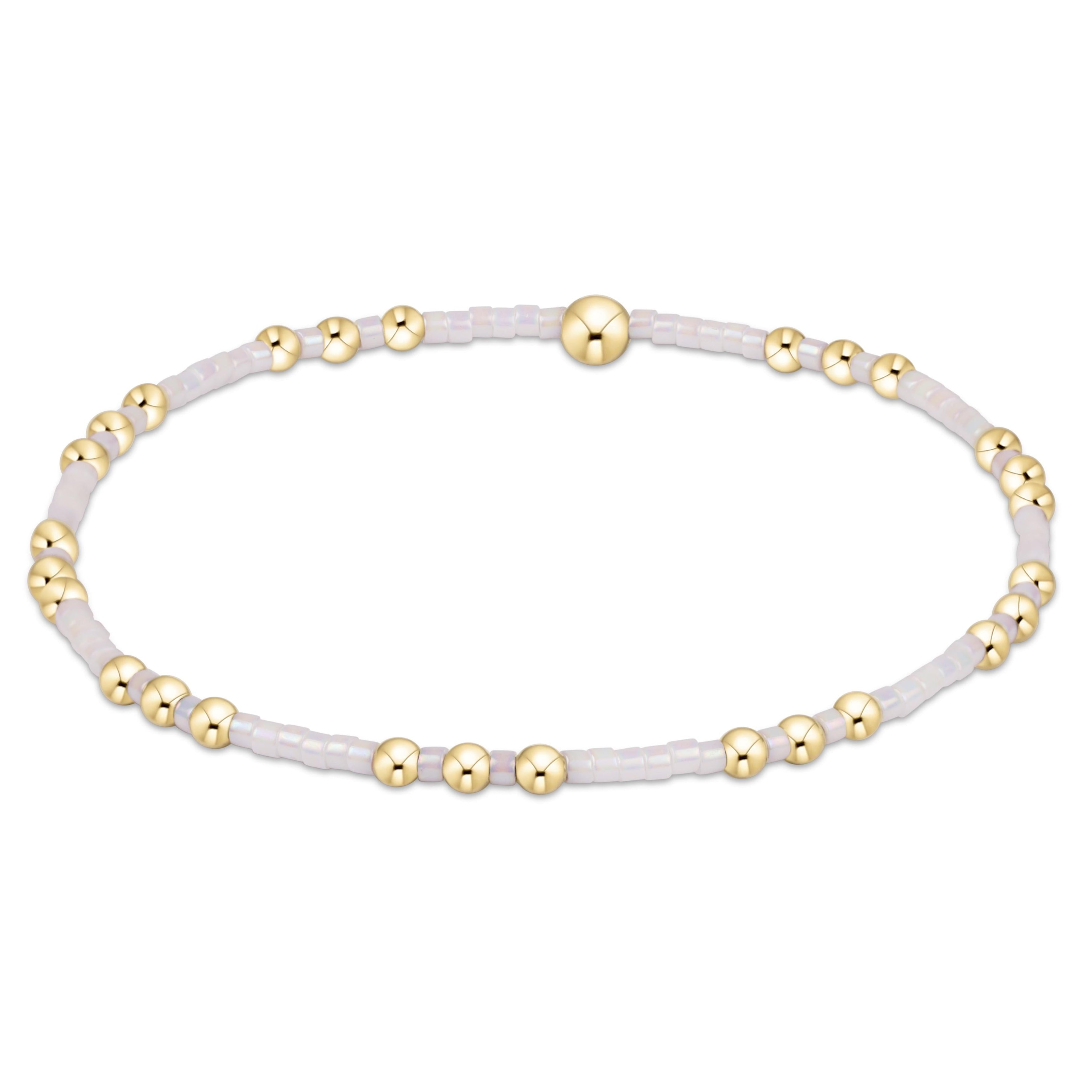 Enewton Hope Bracelet 2mm Joy Silky White