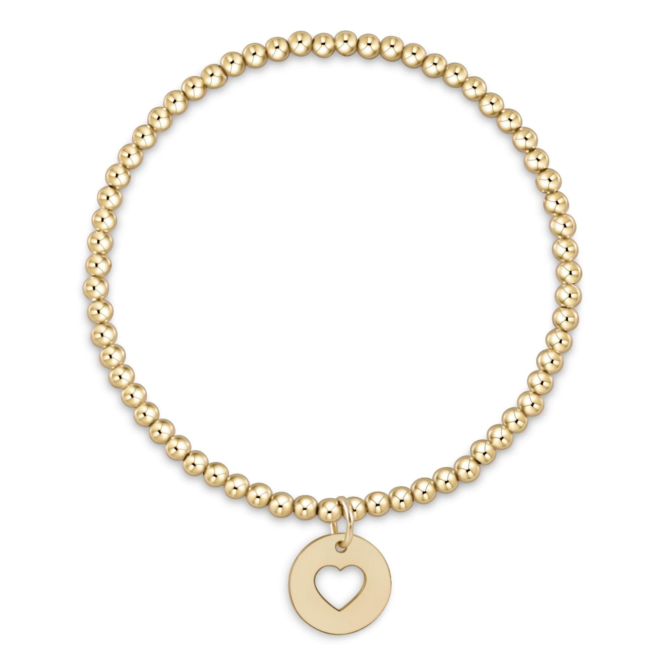 Enewton Classic Gold Bracelet LoveGoldDisc 3mm