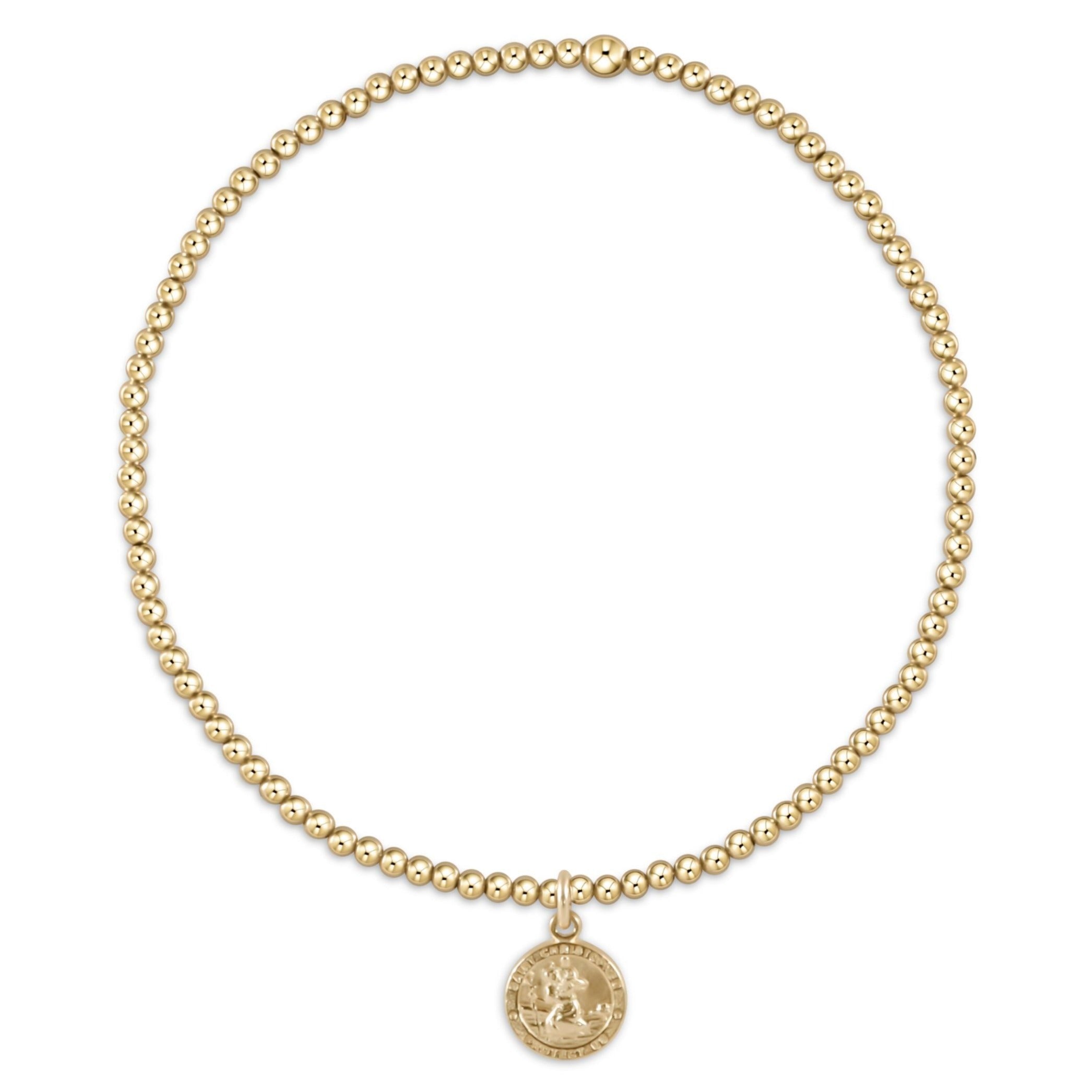 Enewton Classic Gold Bracelet ProtectionSmallGoldDisc 2mm