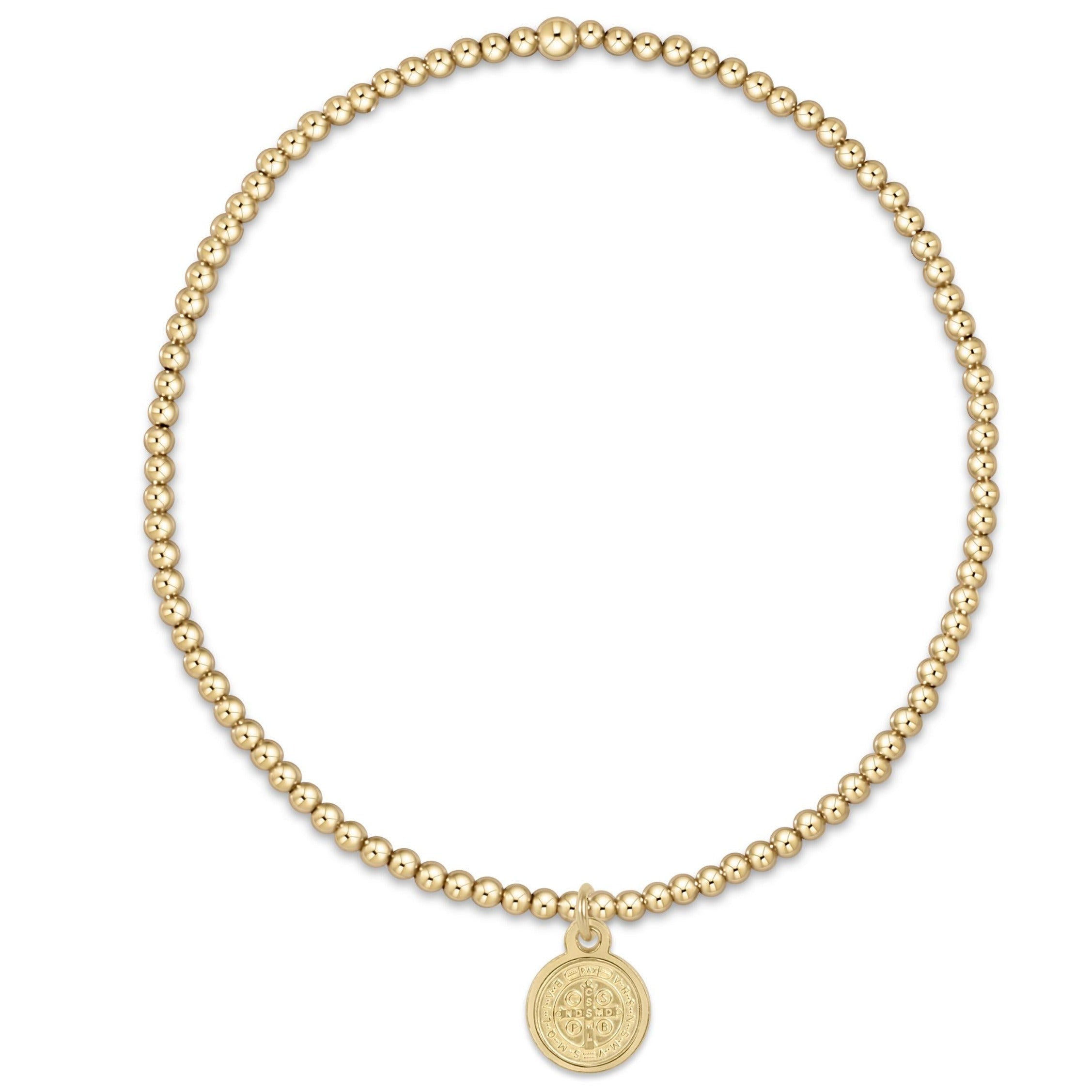 Enewton Classic Gold Bracelet BlessingSmallGoldDisc 2mm