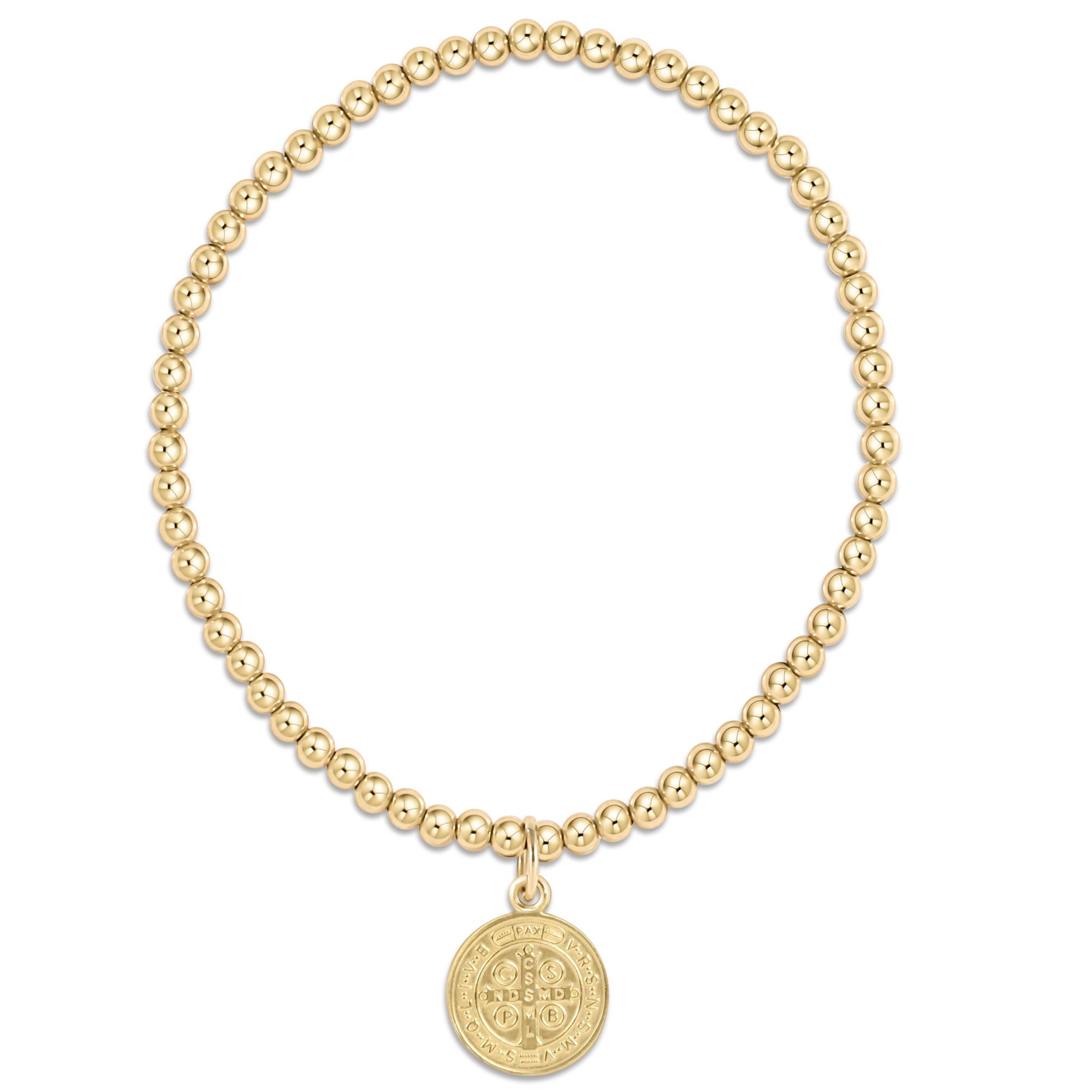 Enewton Classic Gold Bracelet BlessingGoldDisc 3mm