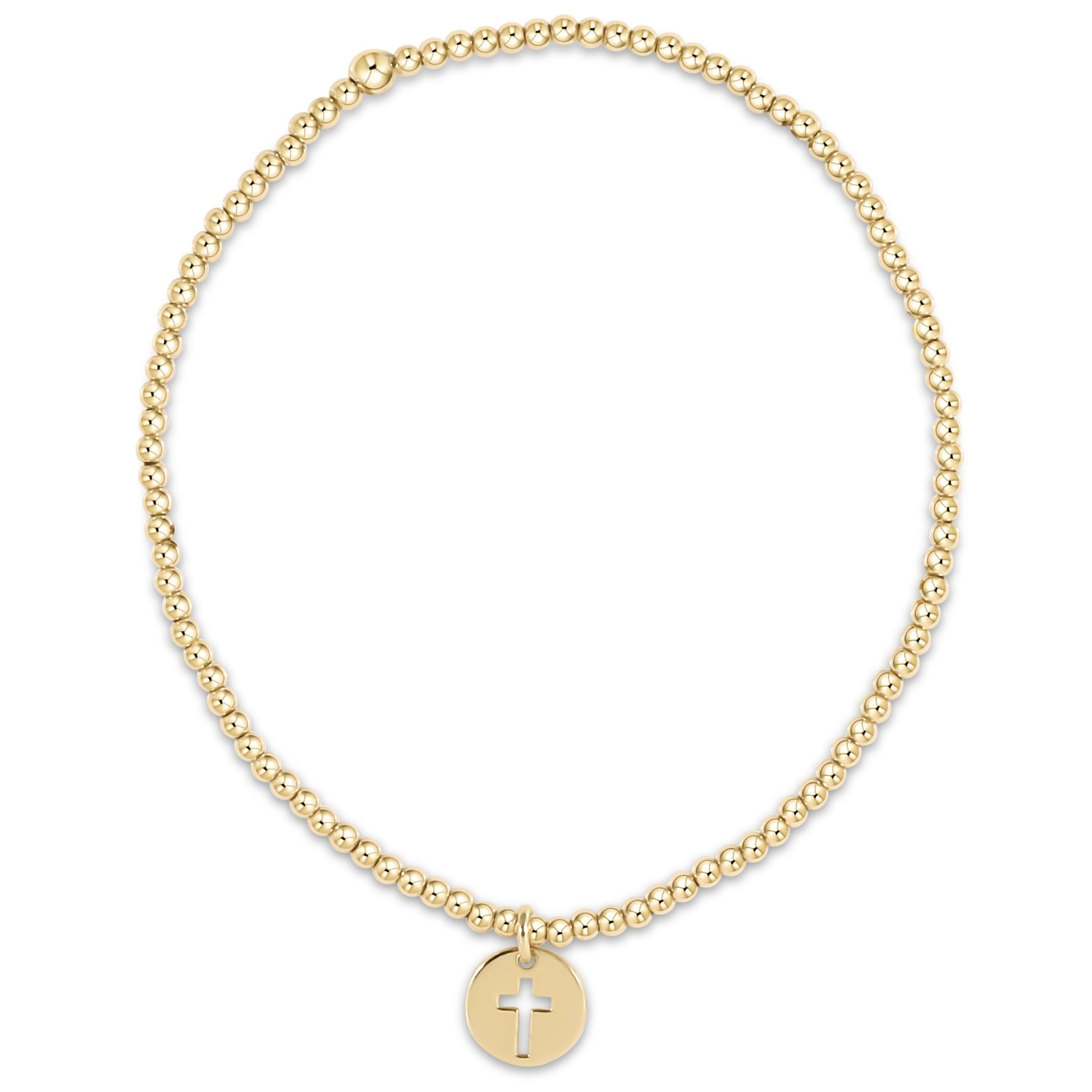 Enewton Classic Gold Bracelet BlessedSmallGoldDisc 2mm