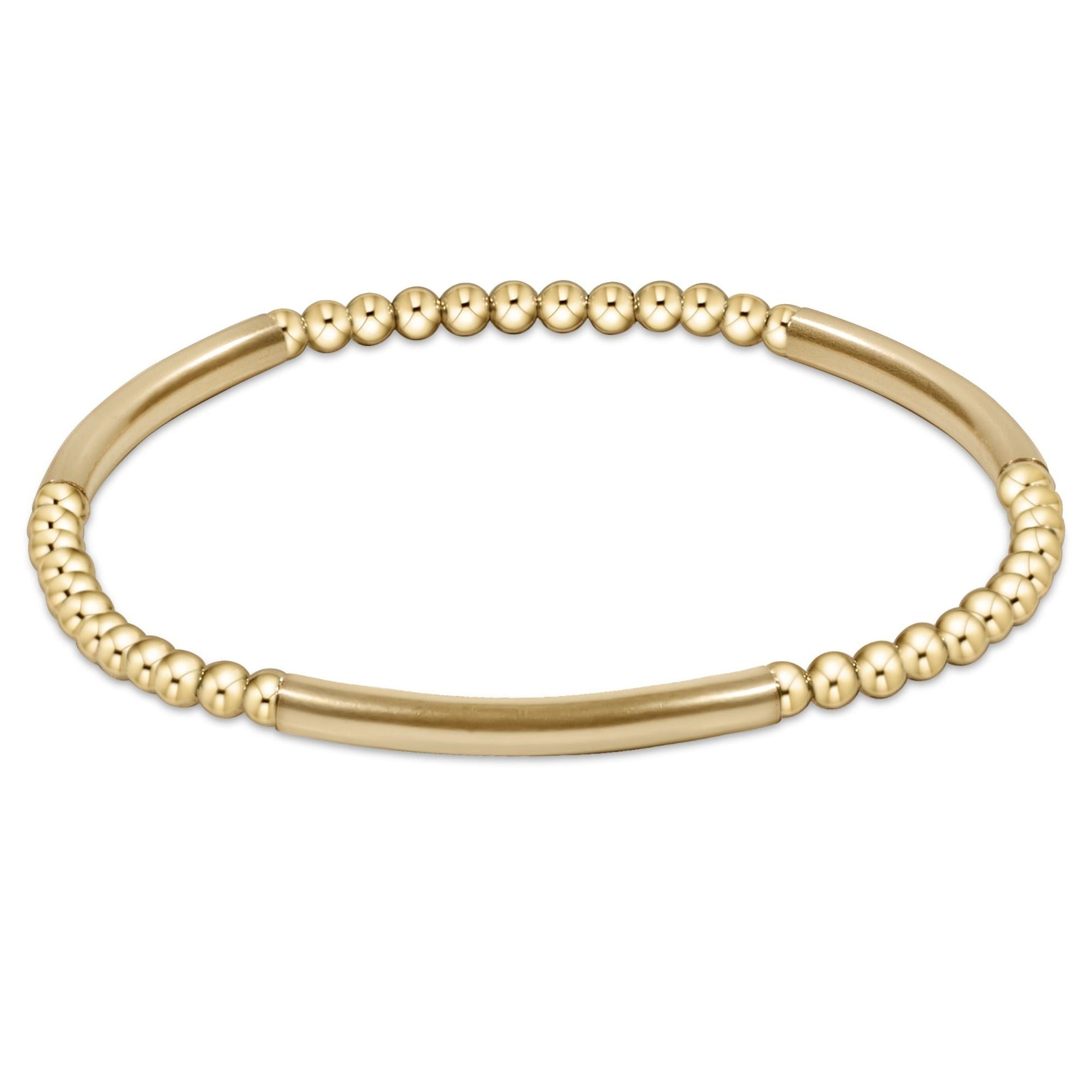 Enewton Gold Special Bracelet BlissBarPattern 3mm