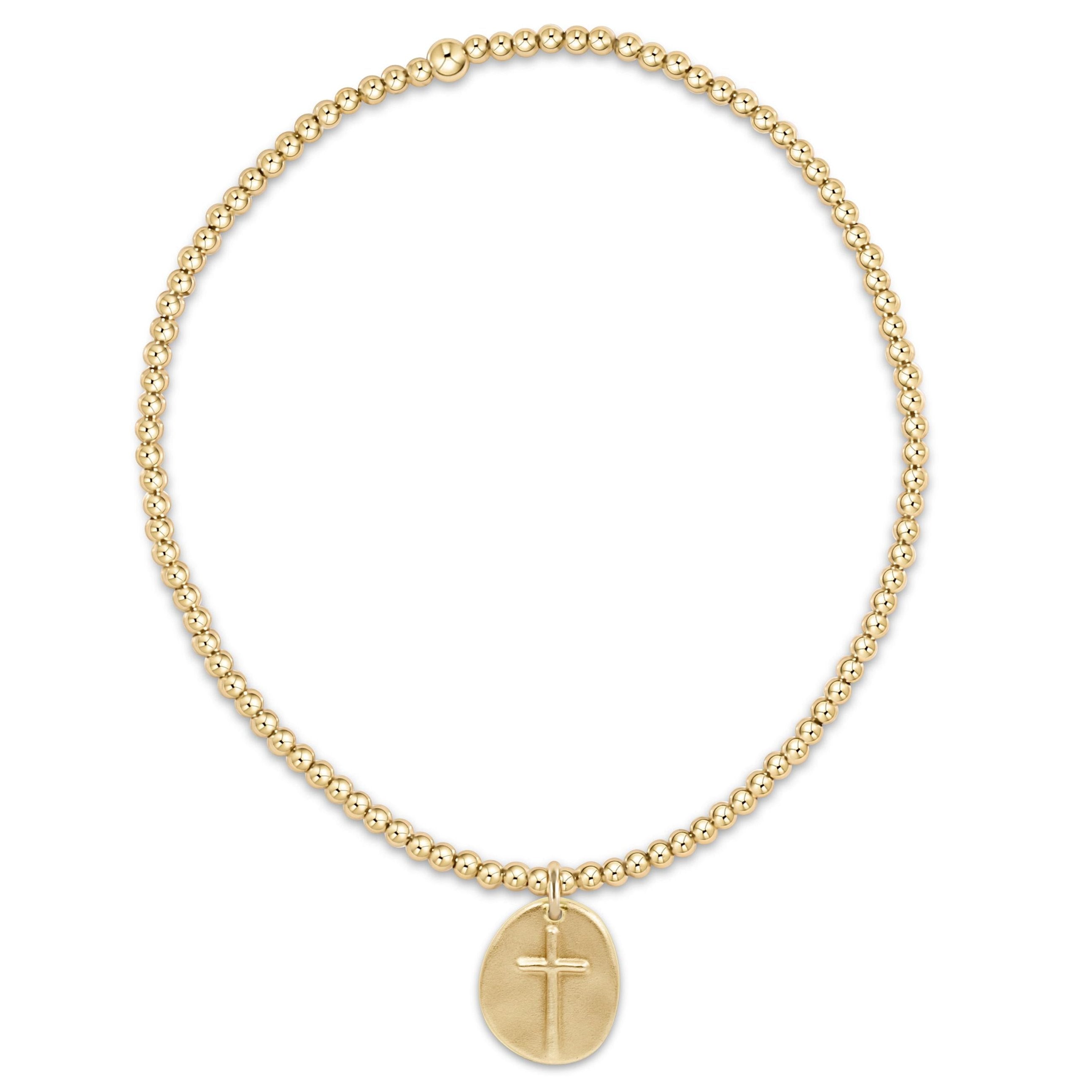 Enewton Classic Gold Bracelet InspireSmallGoldDisc 2mm