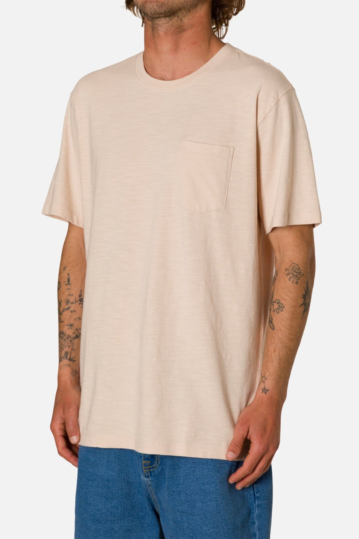 Katin Slub Base Tee ALPE-ALMOND PEACH L