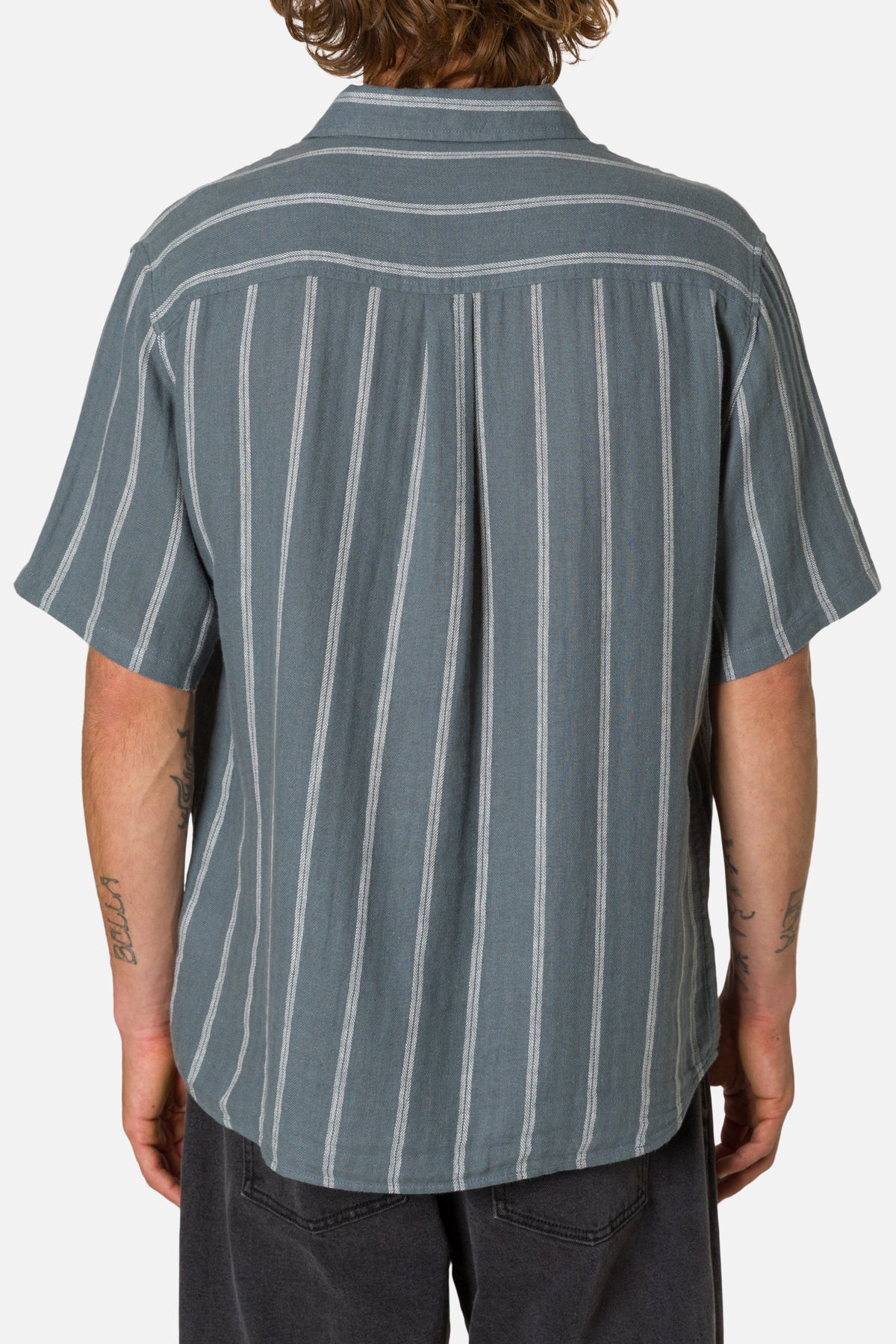 KATIN ALAN SHIRT TEBL-TEMPEST BLUE S