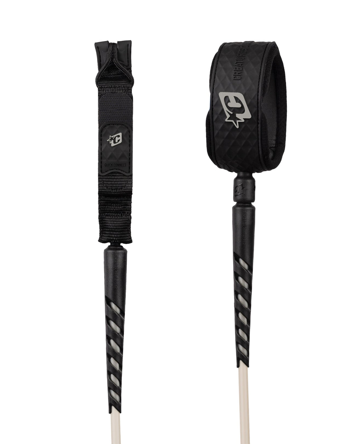 Creatures of Leisure Reliance Longboard Ankle Leash Bone Black 9ft0in