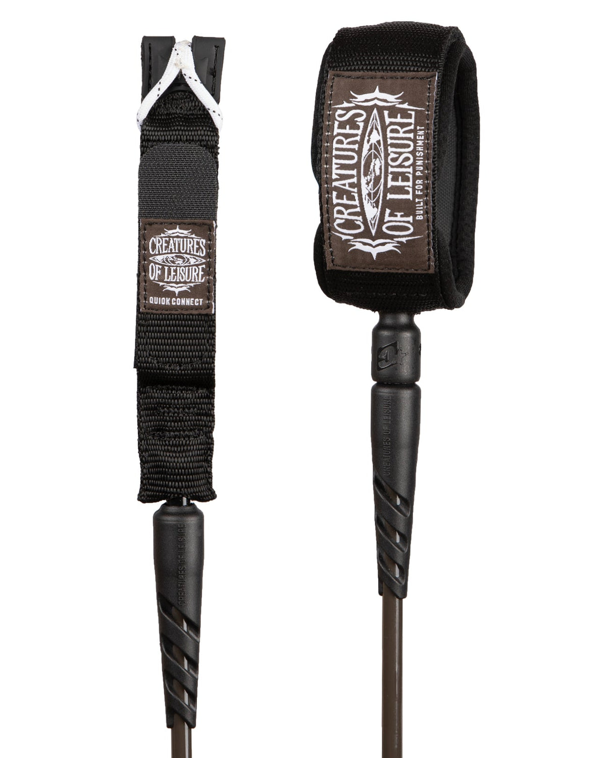 Creatures of Leisure Punish Standard Duty Leash Coffee-Black 6ft0in