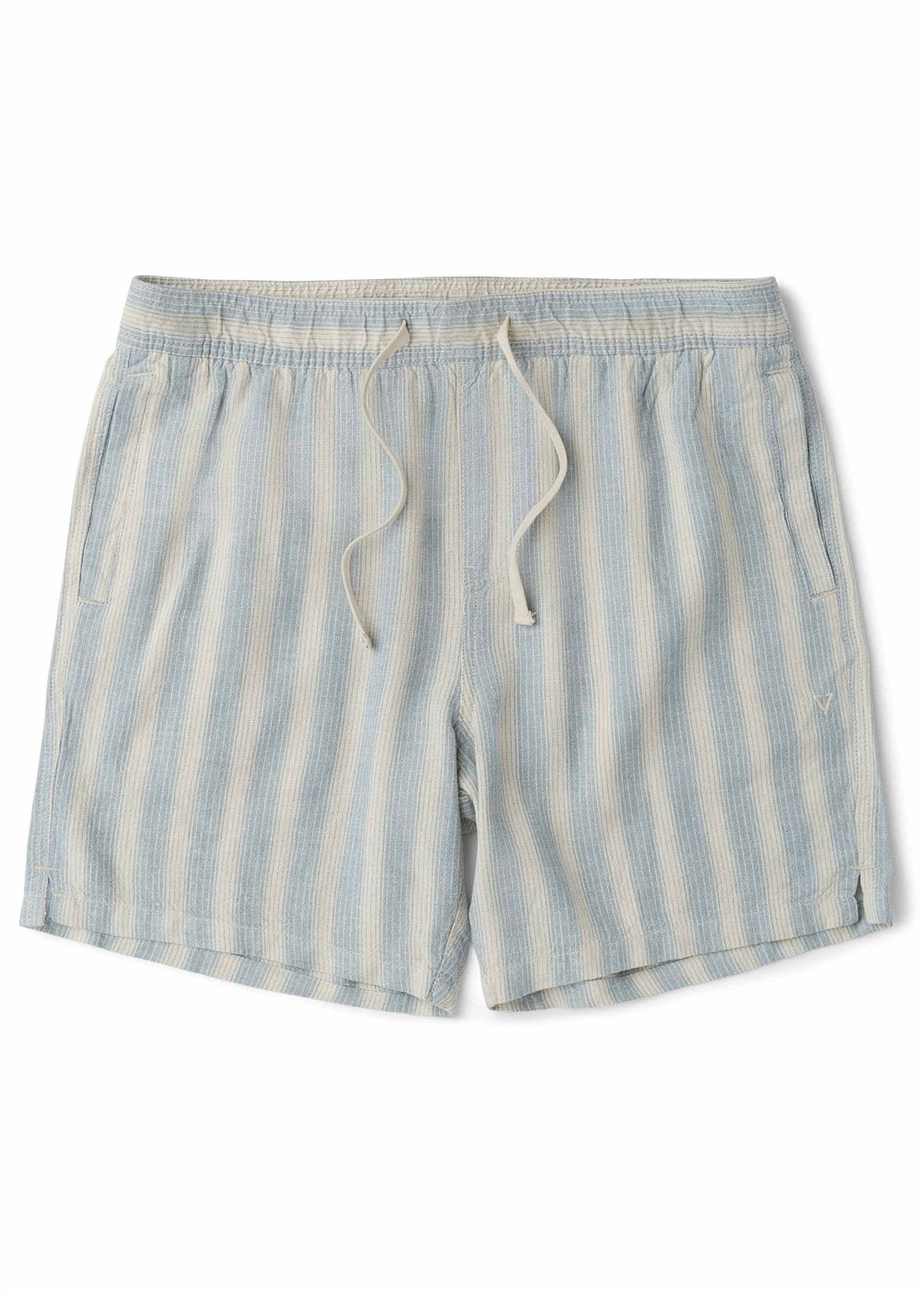 Vissla Grad Stripe 17" Elastic Linen Walkshort FDN-Faded Denim XL