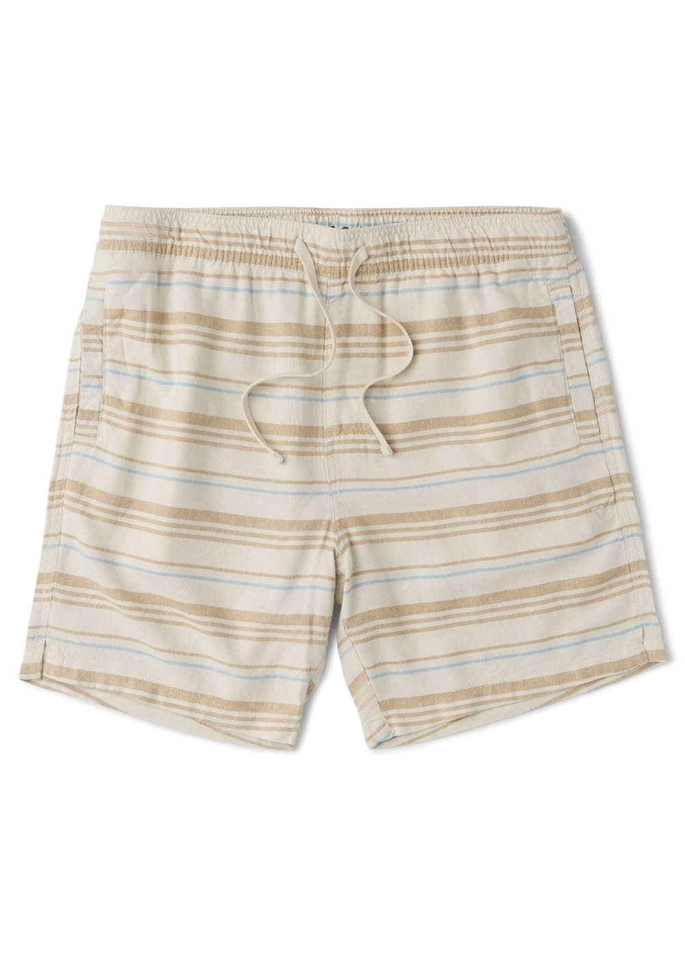 Vissla Grad Stripe 17" Elastic Linen Walkshort DKS-Dark Sand M