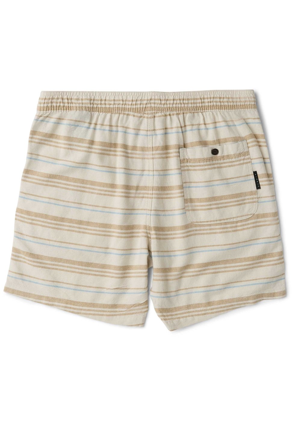 Vissla Grad Stripe 17" Elastic Linen Walkshort DKS-Dark Sand L