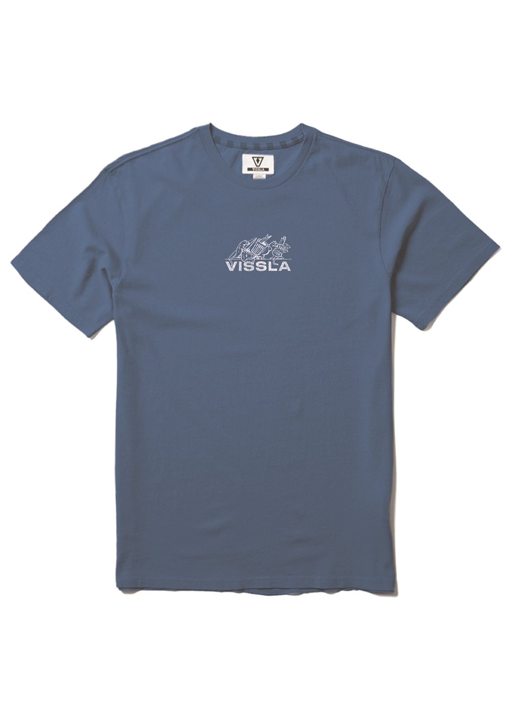VISSLA Rubbish Removal SS Tee-BLU Blue XXL