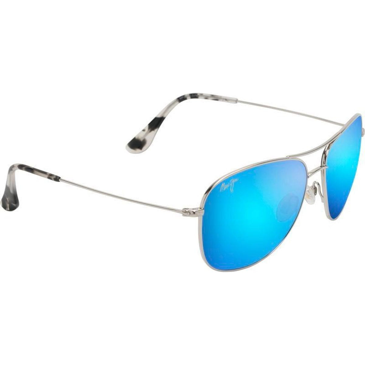 Maui Jim Cliff House Sunglasses Silver Blue MauiPure