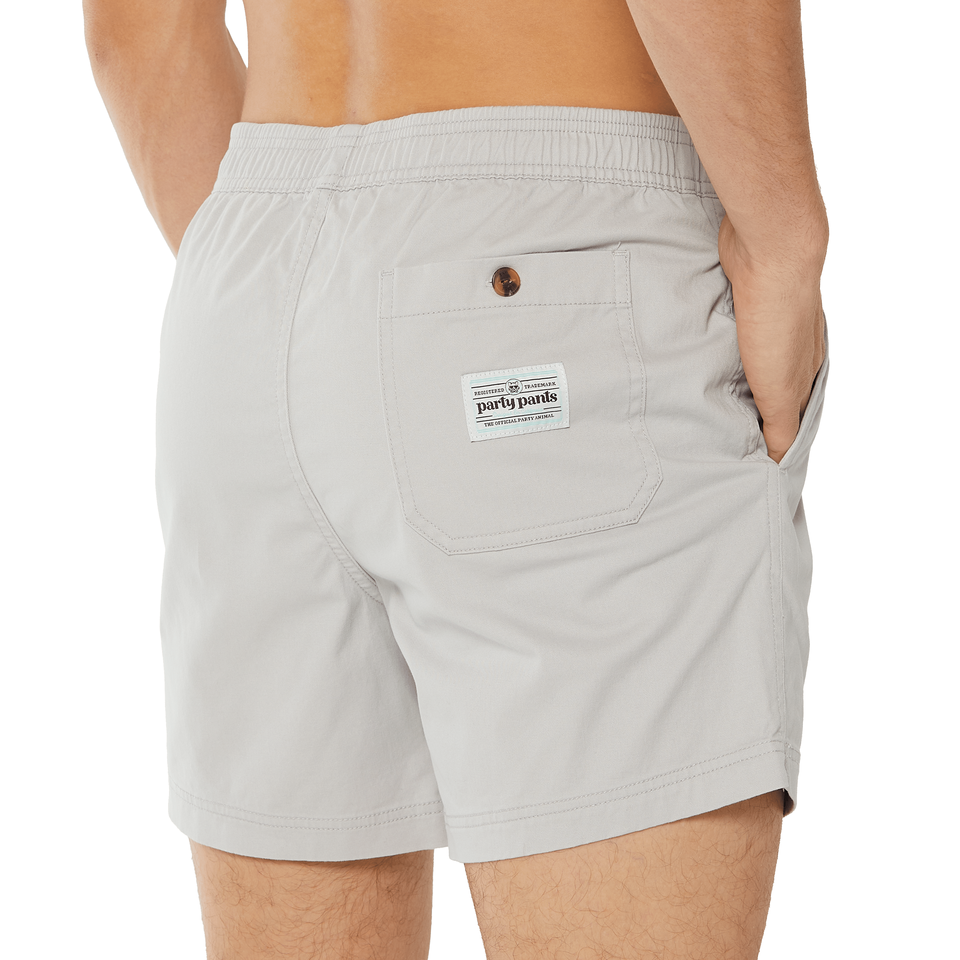 Party Pants All Day Twill Walkshorts LGRY-Light Grey L