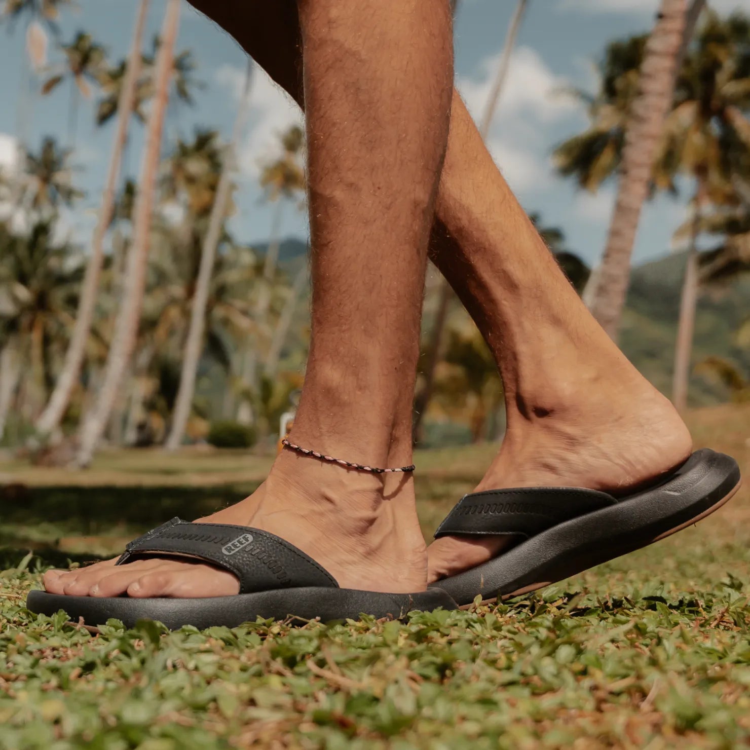 Reef Cruiser Mens Sandal Black-Grey 7