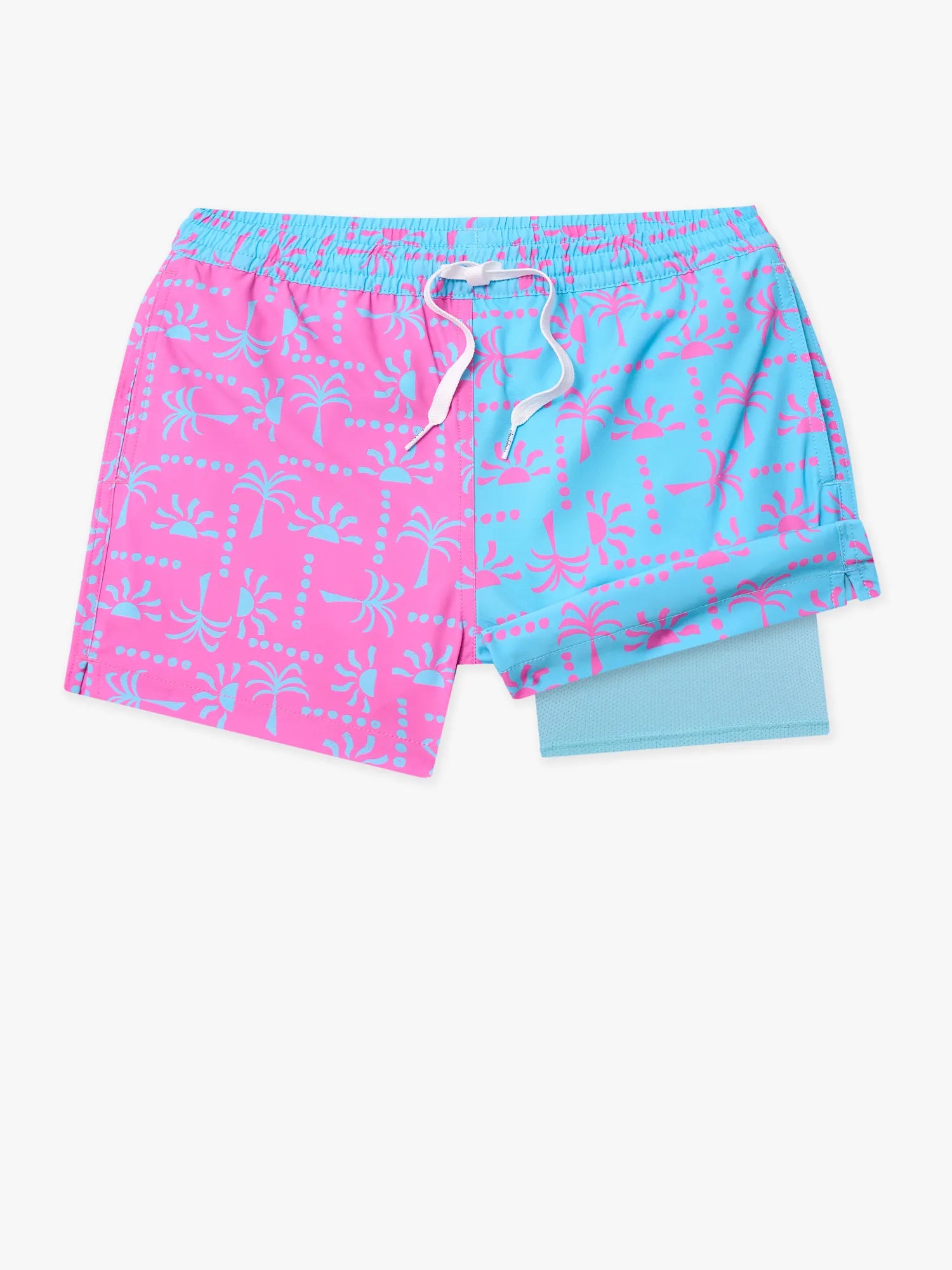 Chubbies Boys Lined Swim Trunk The Pacific Grids XS