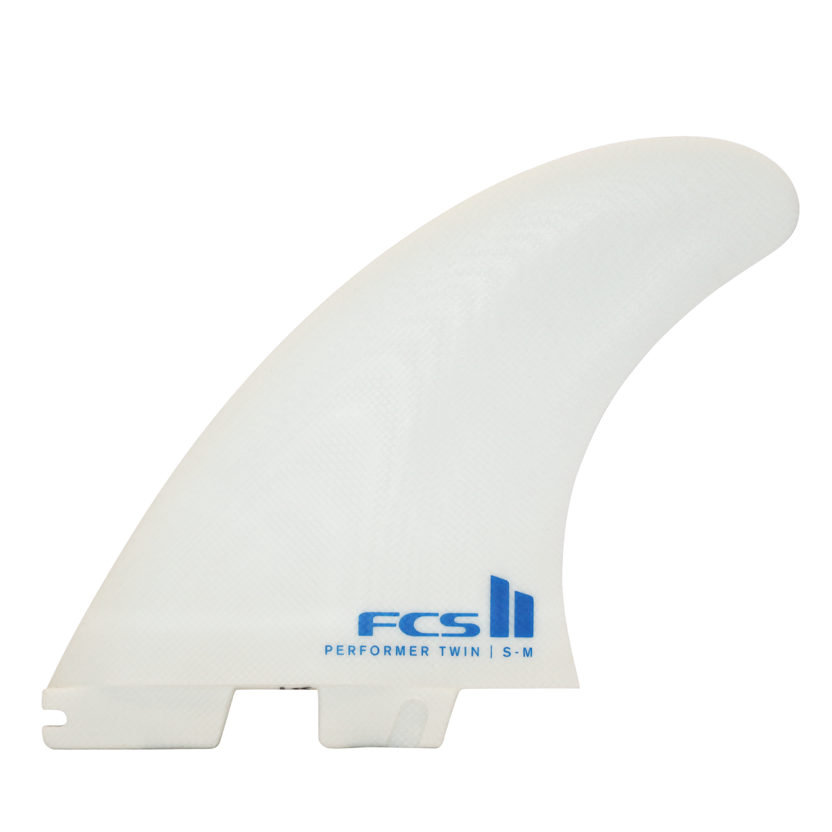 FCS 2 Performer PG Twin+1 Fin Set White S-M
