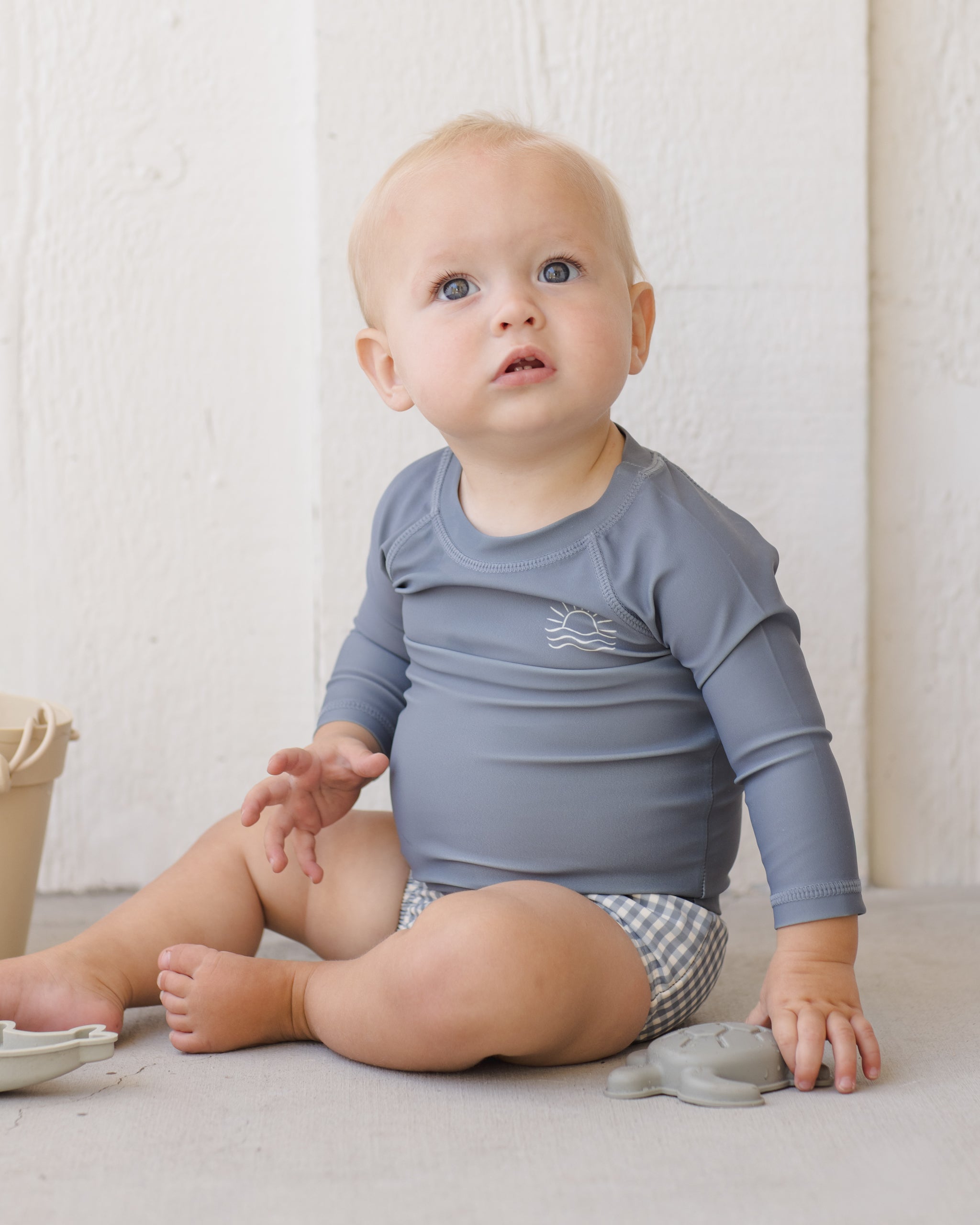 Rylee+Cru Boys Rashguard Ocean 4-5Y