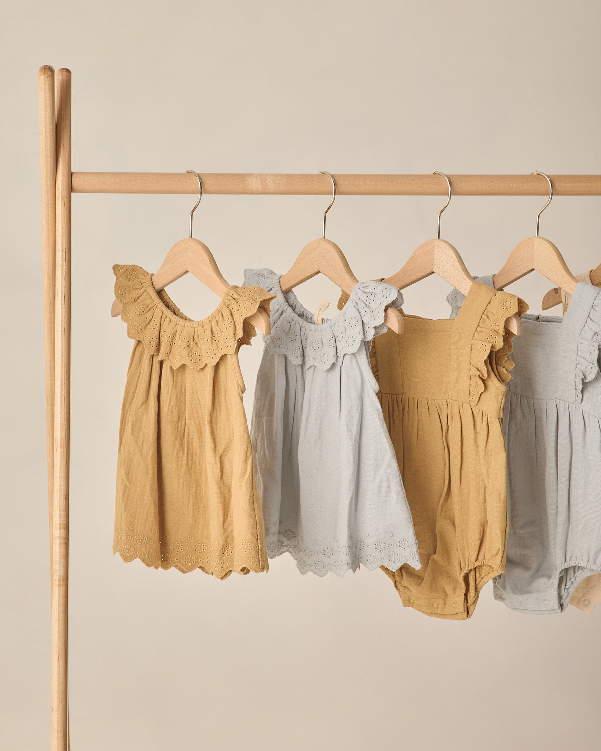 Rylee+Cru Isla Dress SKY 2-3y
