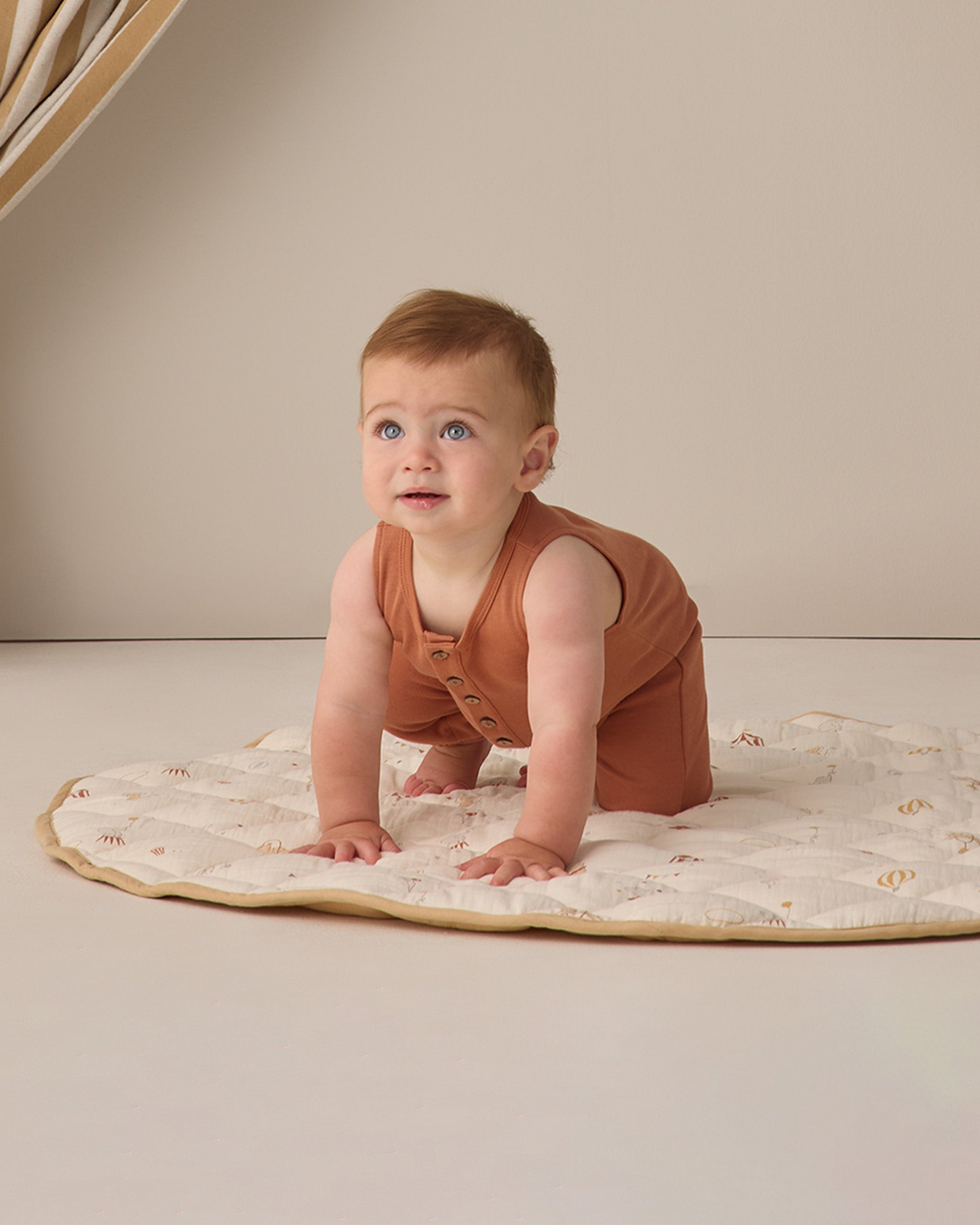 Rylee+Cru Sleeveless Jumpsuit Poppy 6-12m