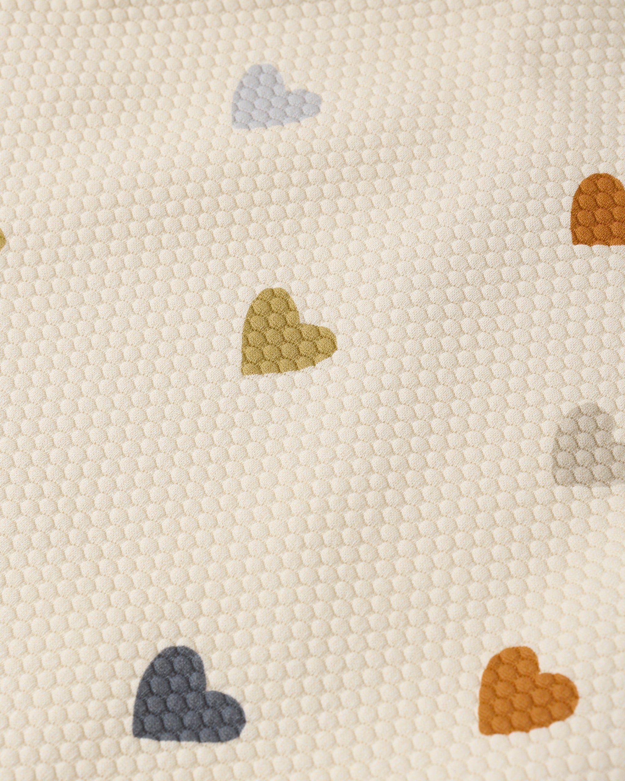 Rylee+Cru Scoop Back One-piece Swimsuit Confetti Hearts Natural 18-24m