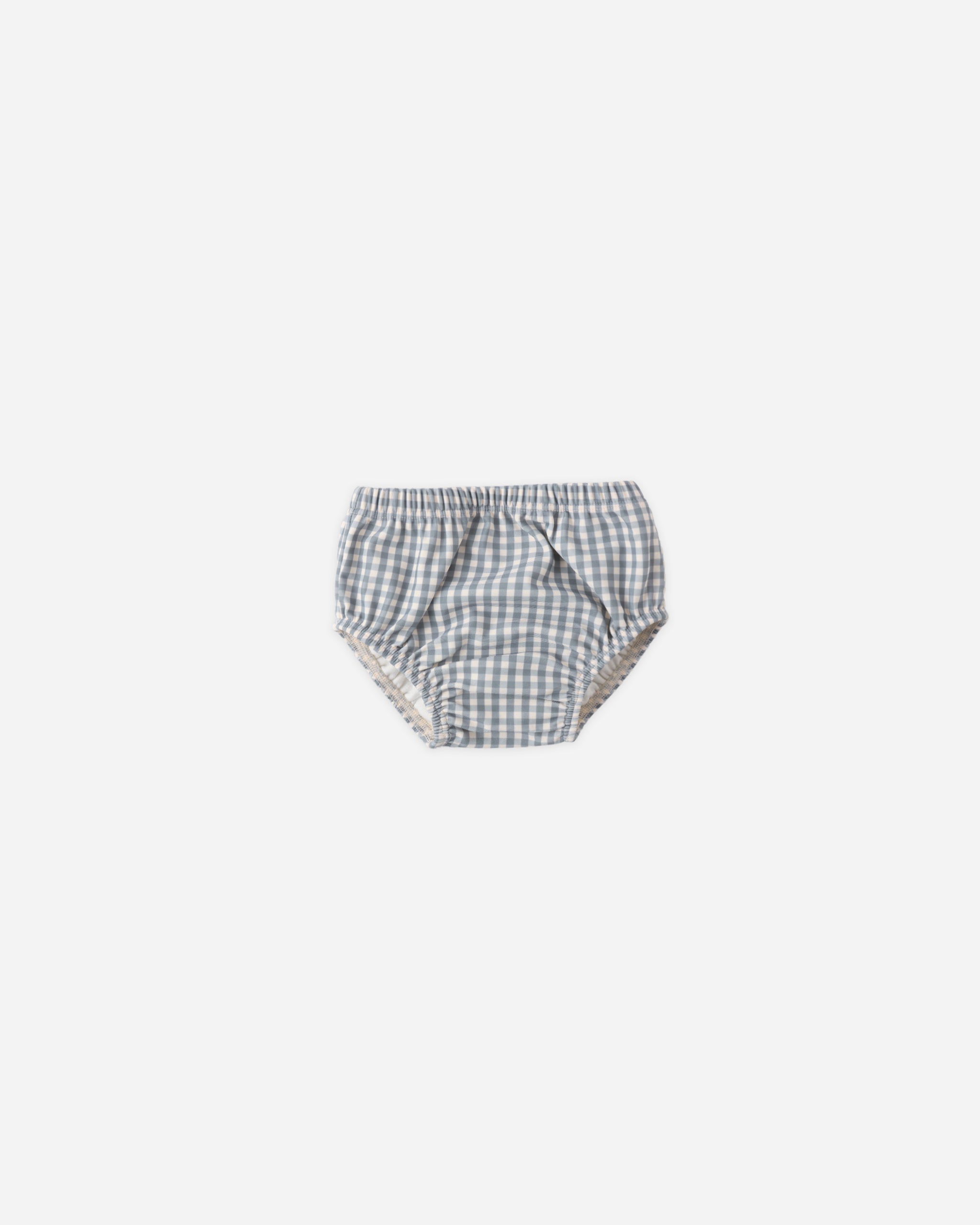 Rylee+Cru Swim Diaper Gingham Ocean 6-12m