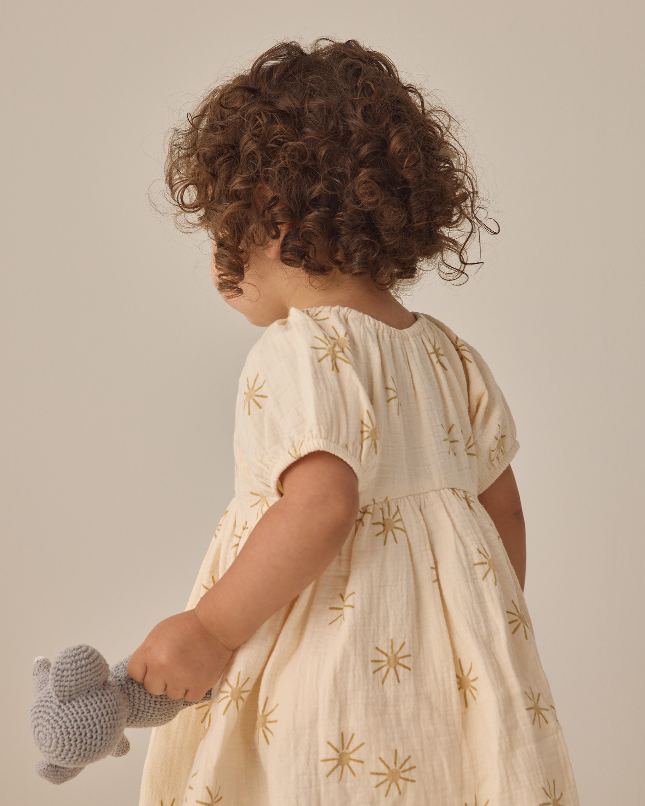 Rylee+Cru Bella Dress Sunburst Natural 12-18m