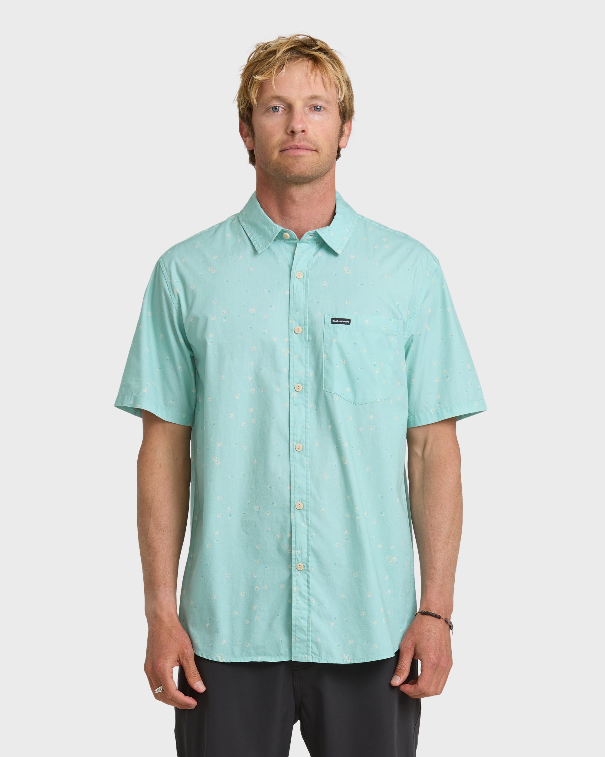 QUIKSILVER DITSY BLOSSOM CLASSIC SS BHZ-Blue Haze XXL