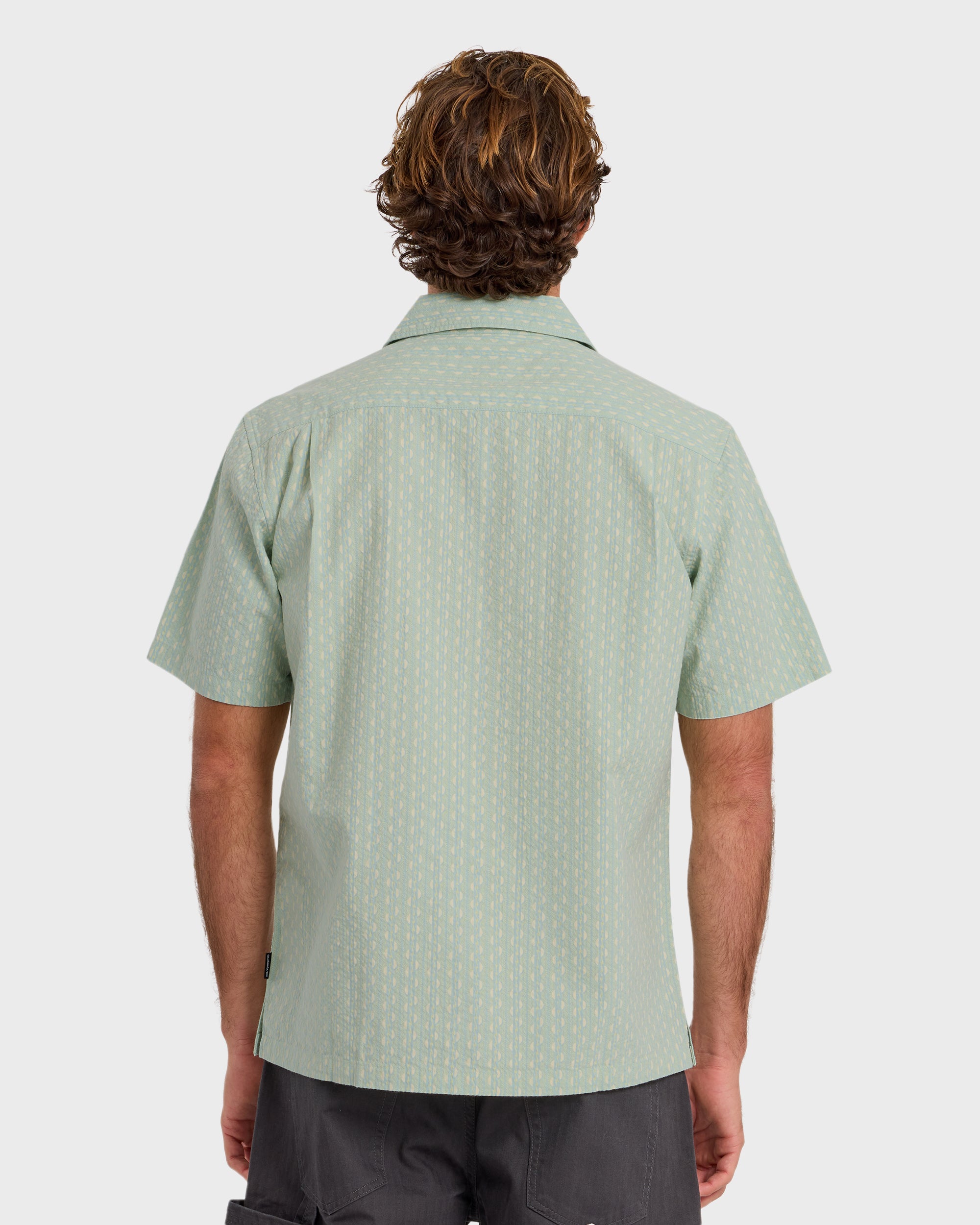 Quiksilver HORIZONS CASUAL SS / BLUE HAZE / OPENSTOCK ALPHA MEN Shirt Blue Haze S