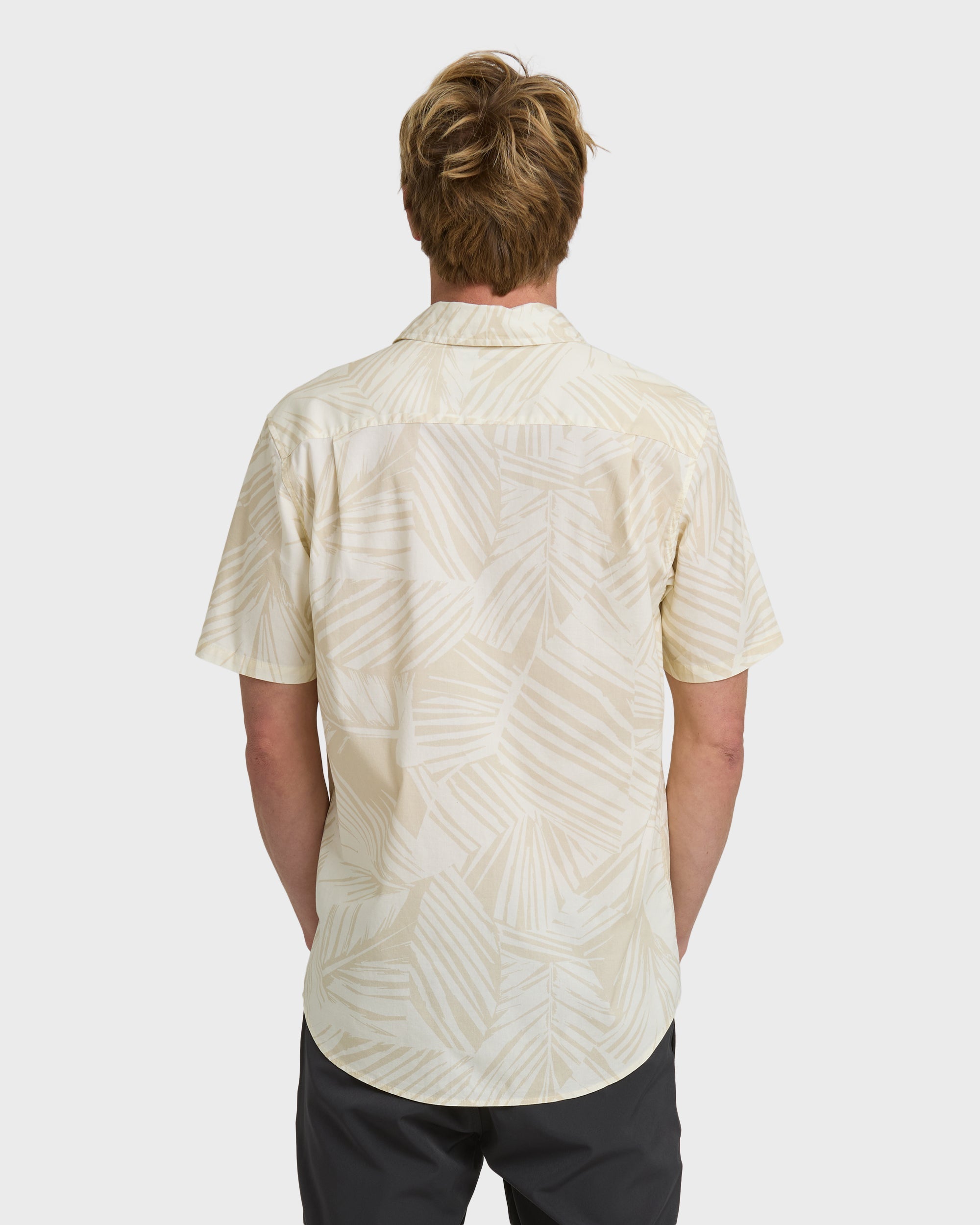 QUIKSILVER ARUBA PALM CLASSIC STRETCH SNE-SNOW WHITE M