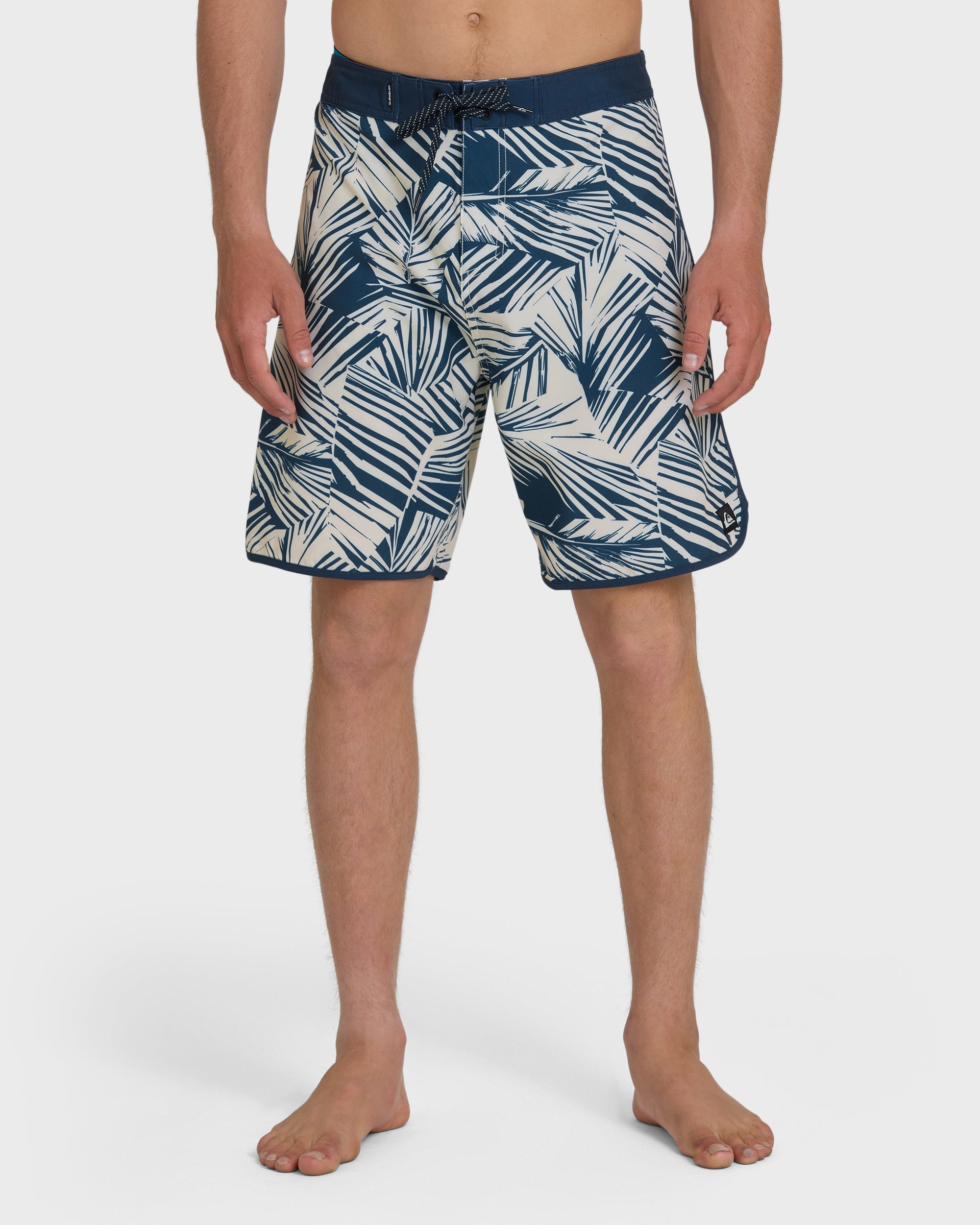 QUIKSILVER ARUBA PALM 19 BOARDSHORTS DKD-DARK DENIM 30