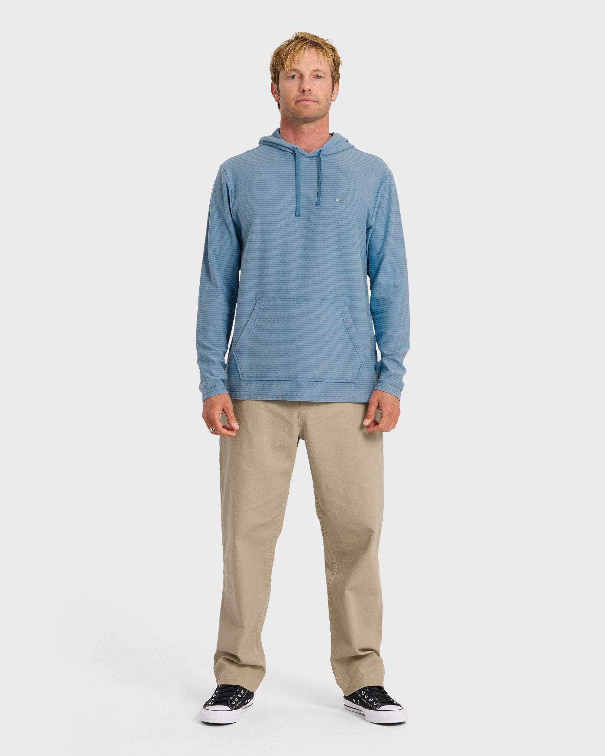 QUIKSILVER ALAMITOS LS HOOD LPD-LILY PAD L