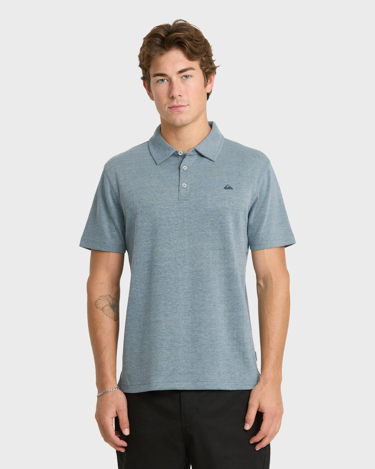 Quiksilver UPF Bayshore Polo Shirt Blue Coral XXL