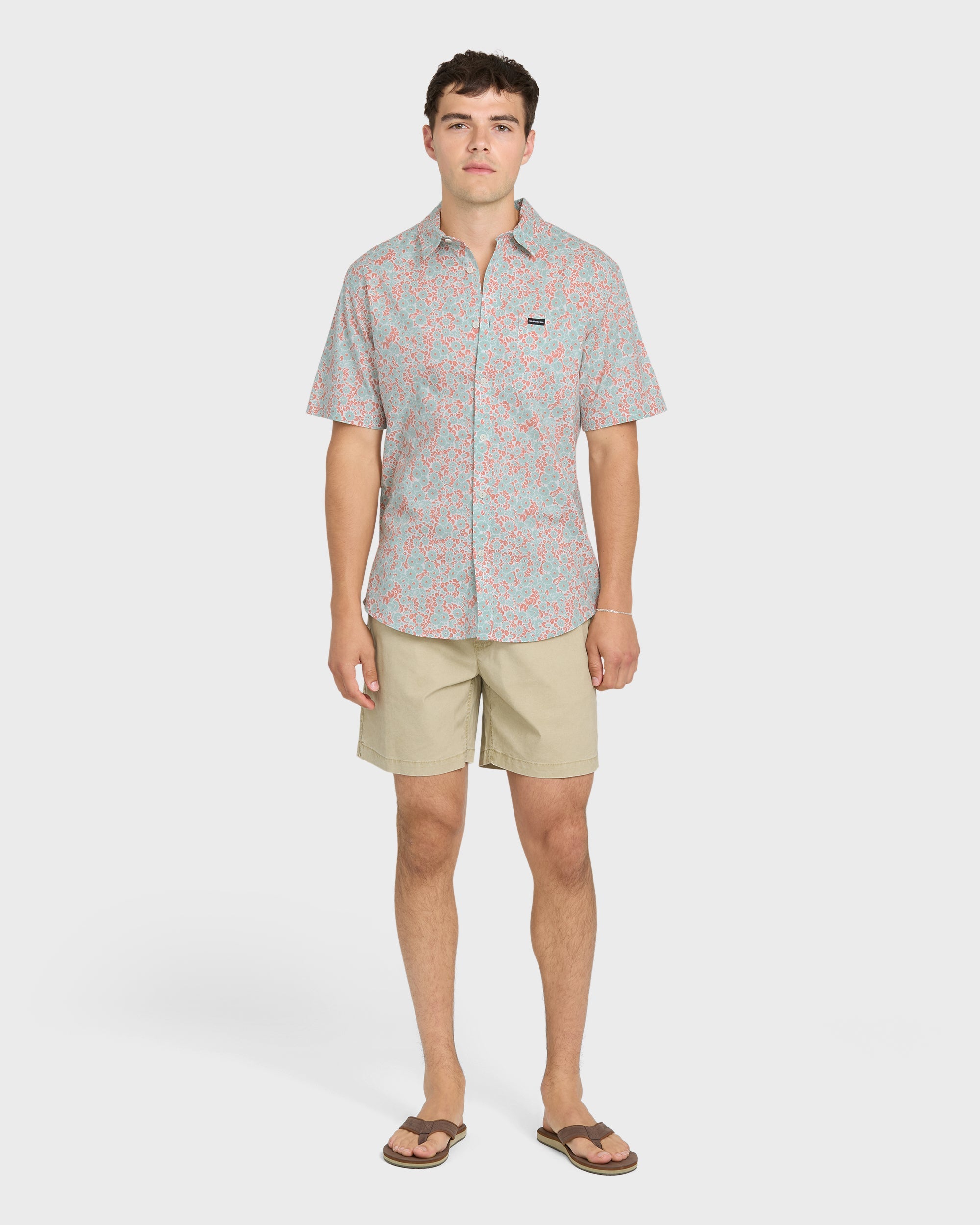 Quiksilver DITSY DAZE CLASSIC SS Shirt BLUE HAZE XL