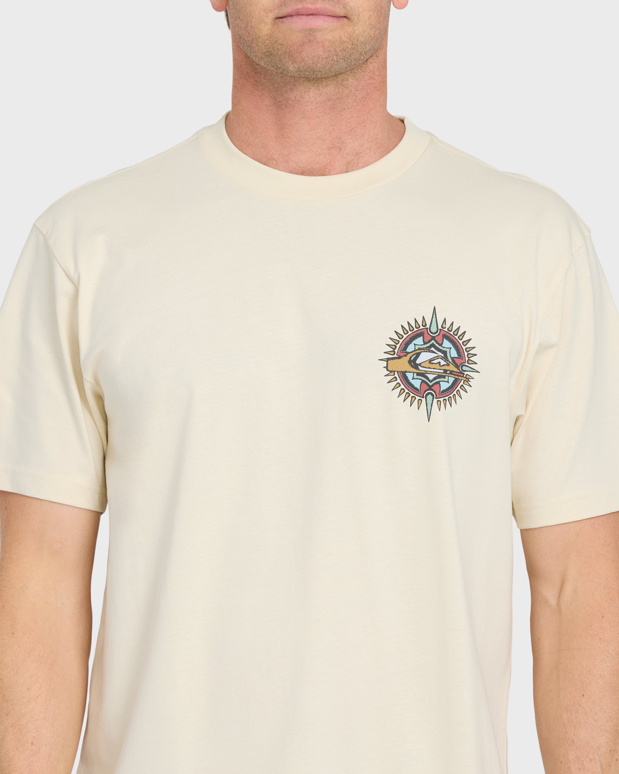 Quiksilver SHOOTING STAR MEN'S Shirt BONE WHITE XL