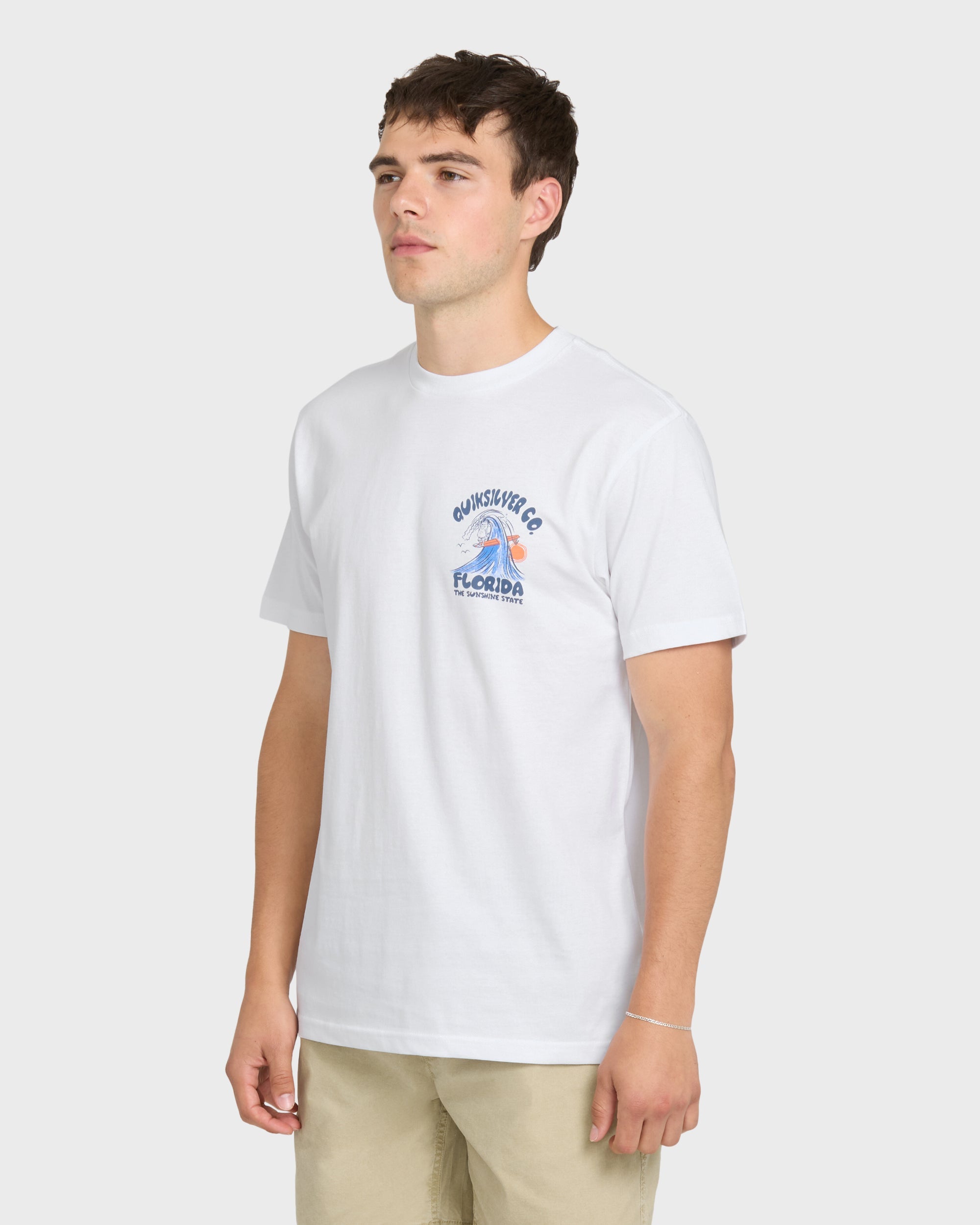 Quiksilver FL JOHNNY MEN'S Shirt White S