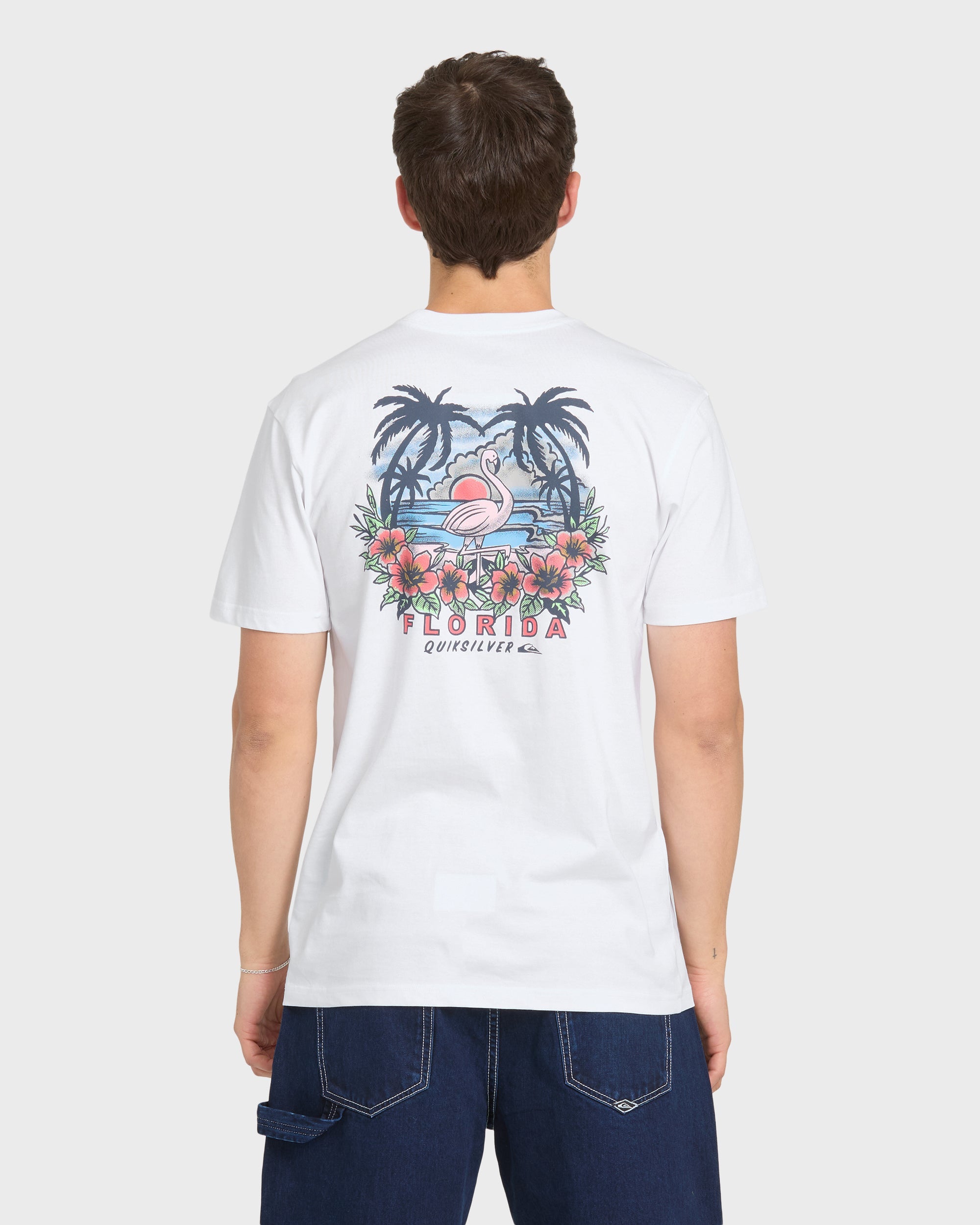Quiksilver FLAMAZING MEN'S Shirt White L
