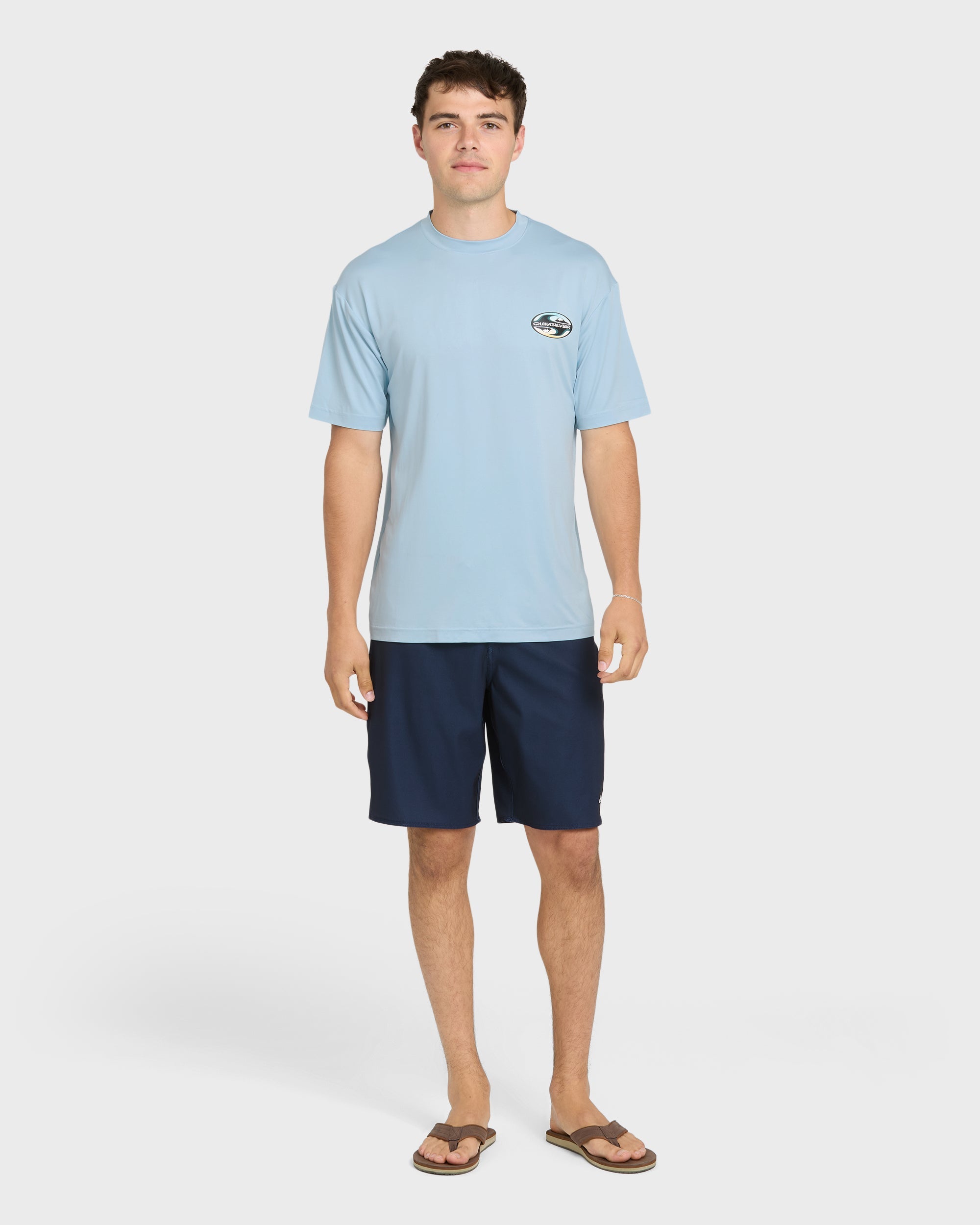 Quiksilver ALL DAY GRAPHIC SS MEN'S Shirt SKYWAY M