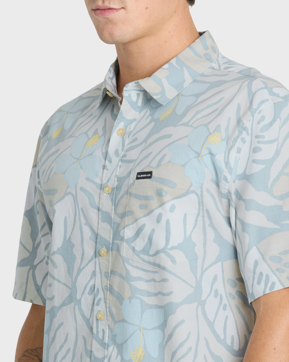Quiksilver Palm Breeze Classic SS Shirt Peyote L
