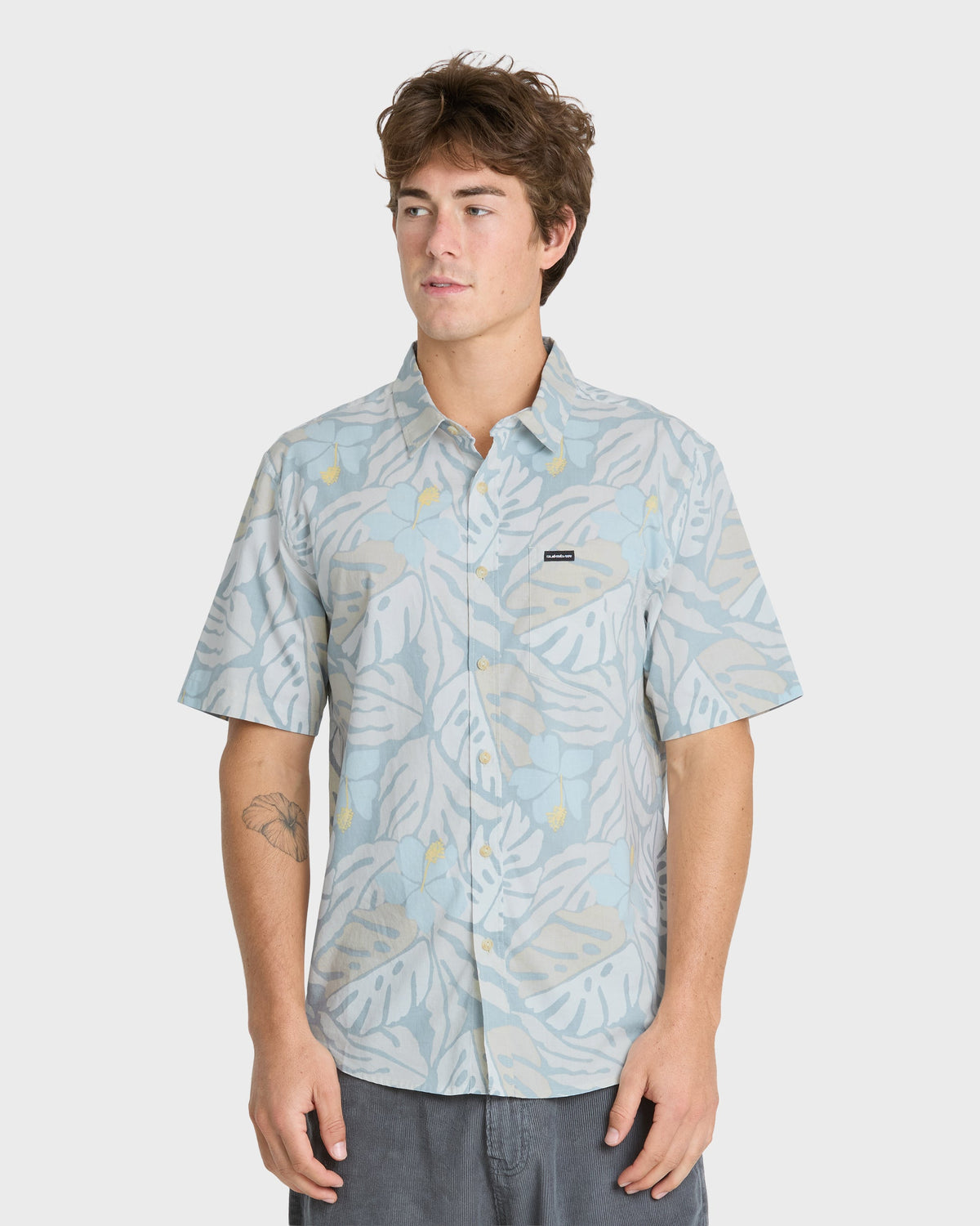 Quiksilver Palm Breeze Classic SS Shirt Peyote M