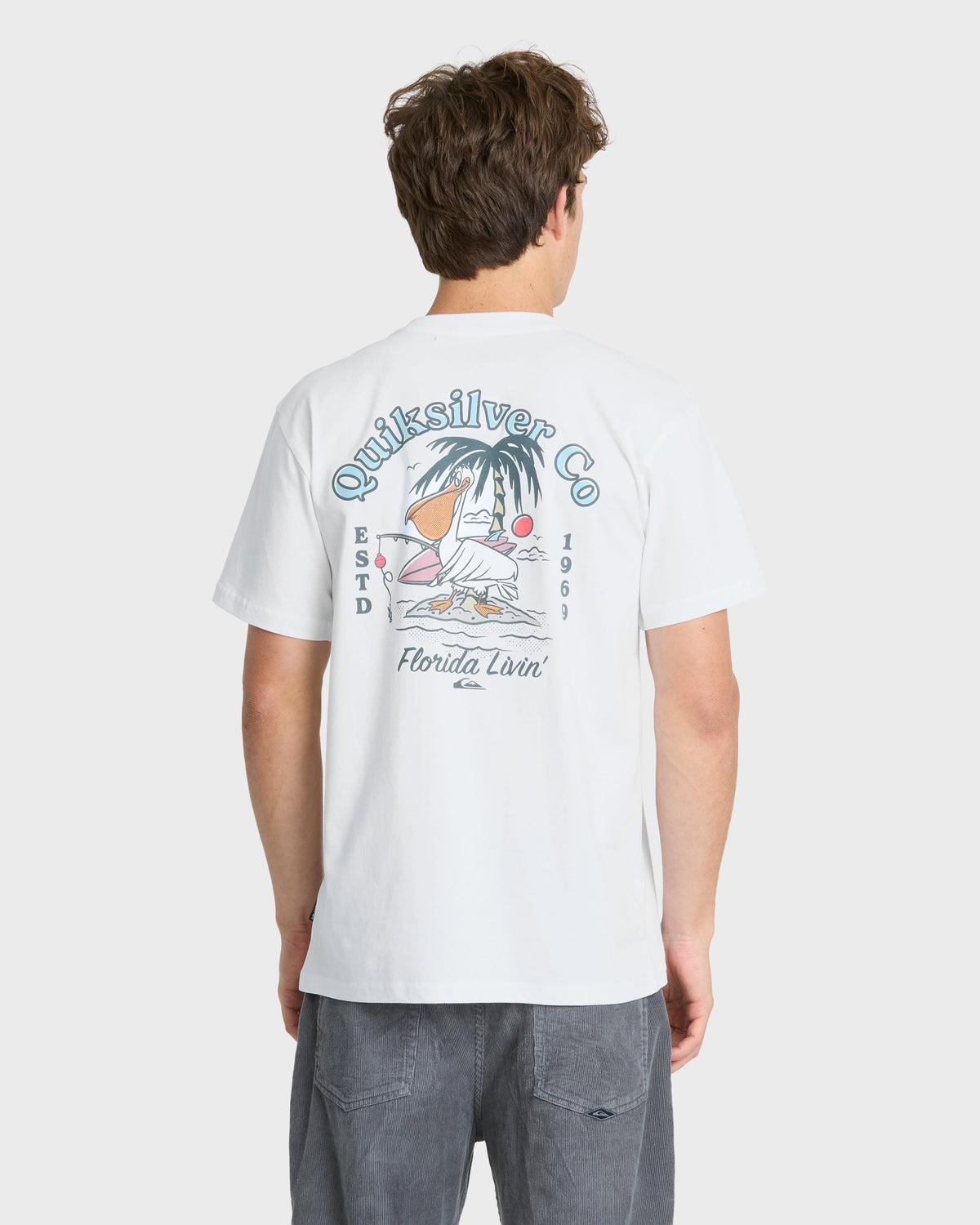 Quiksilver FL Pelican Island SS Shirt White XL
