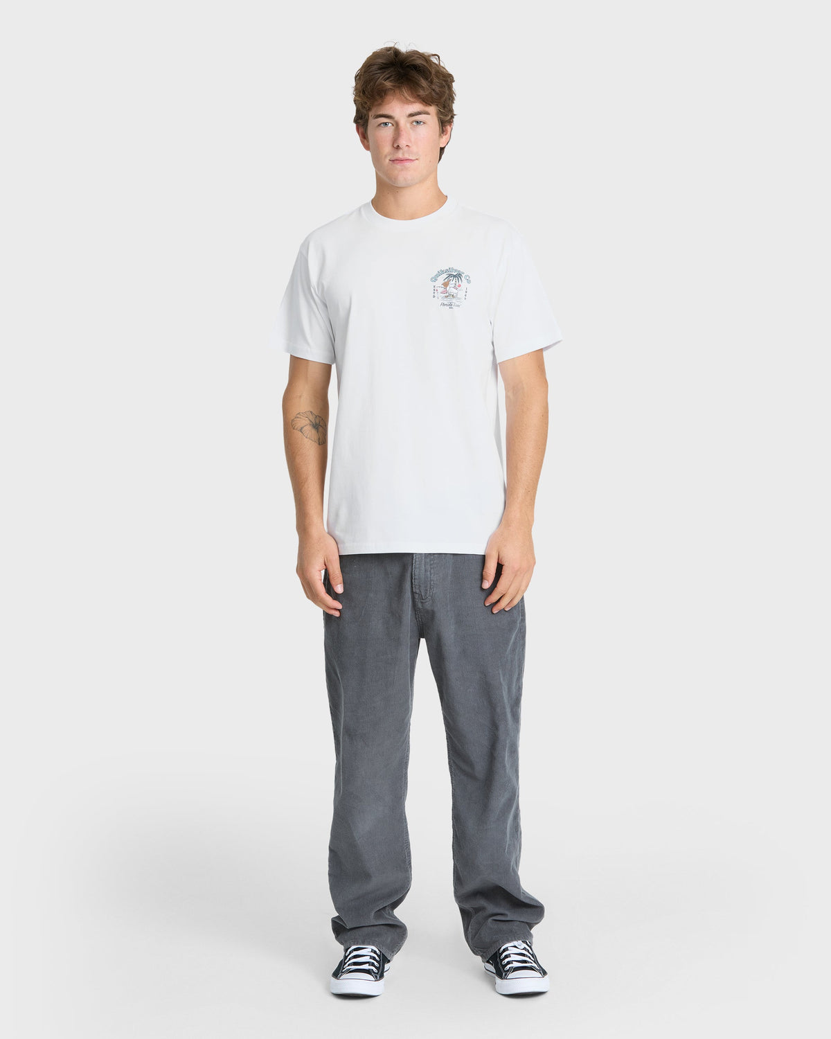 Quiksilver FL Pelican Island SS Shirt White XL