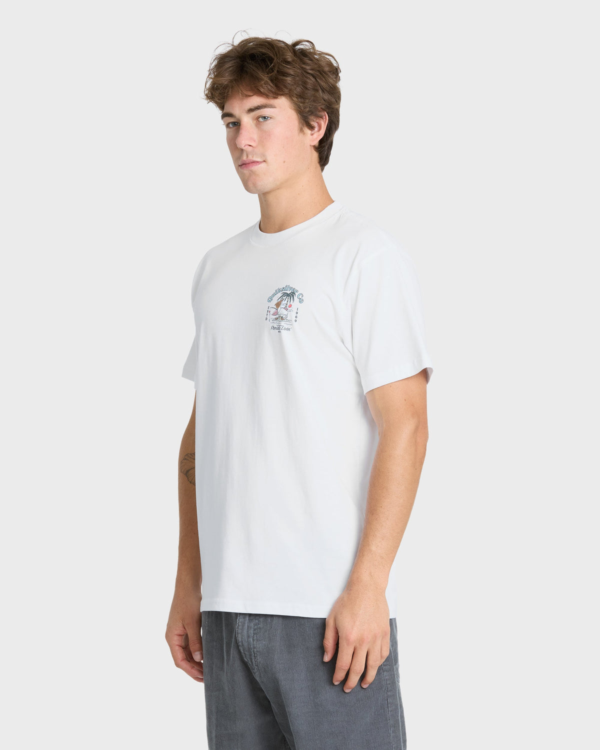 Quiksilver FL Pelican Island SS Shirt White XL