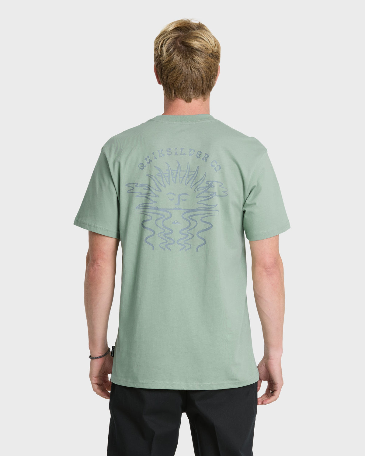 Quiksilver Sun Down SS Shirt Iceberg Green L