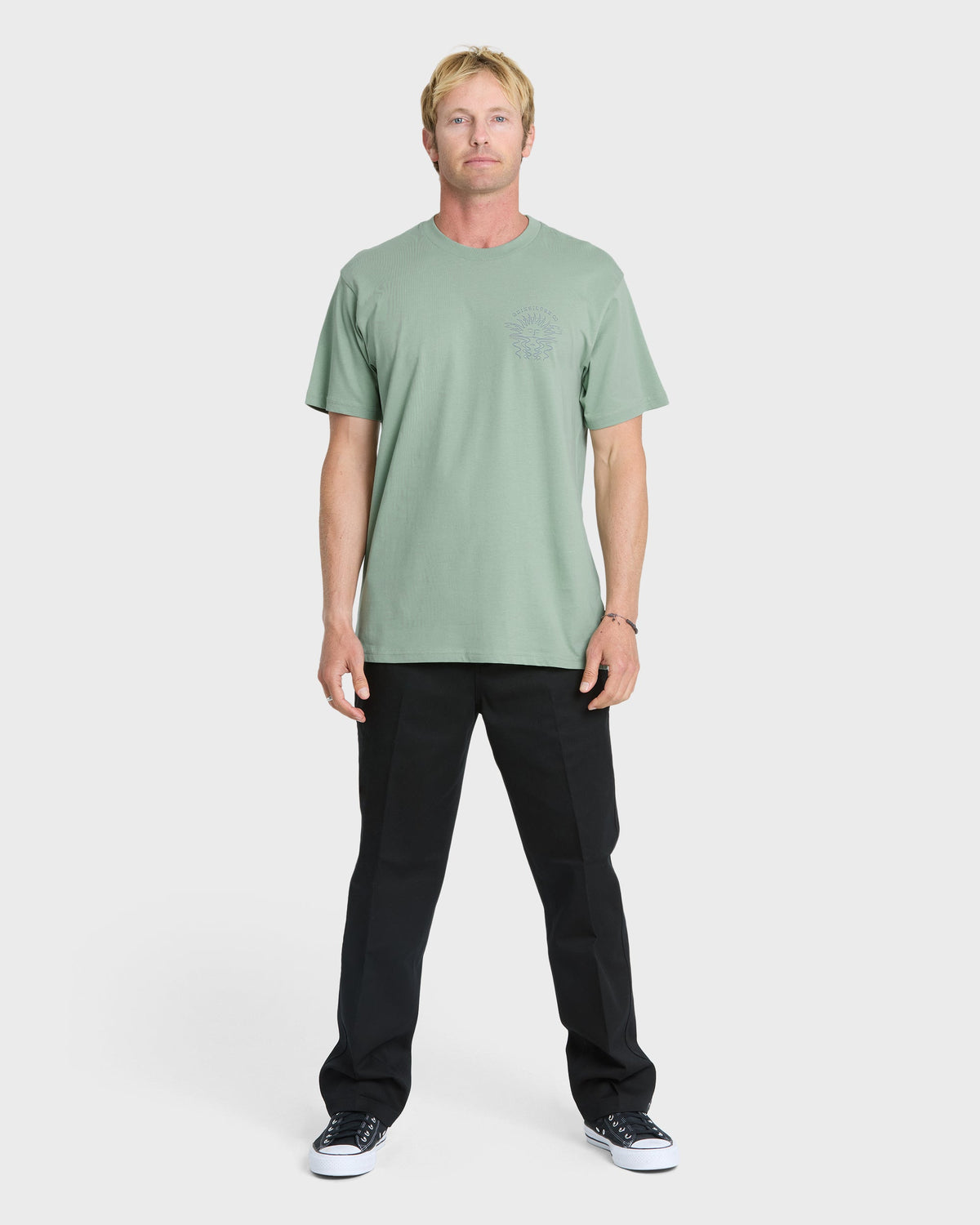 Quiksilver Sun Down SS Shirt Iceberg Green XXL
