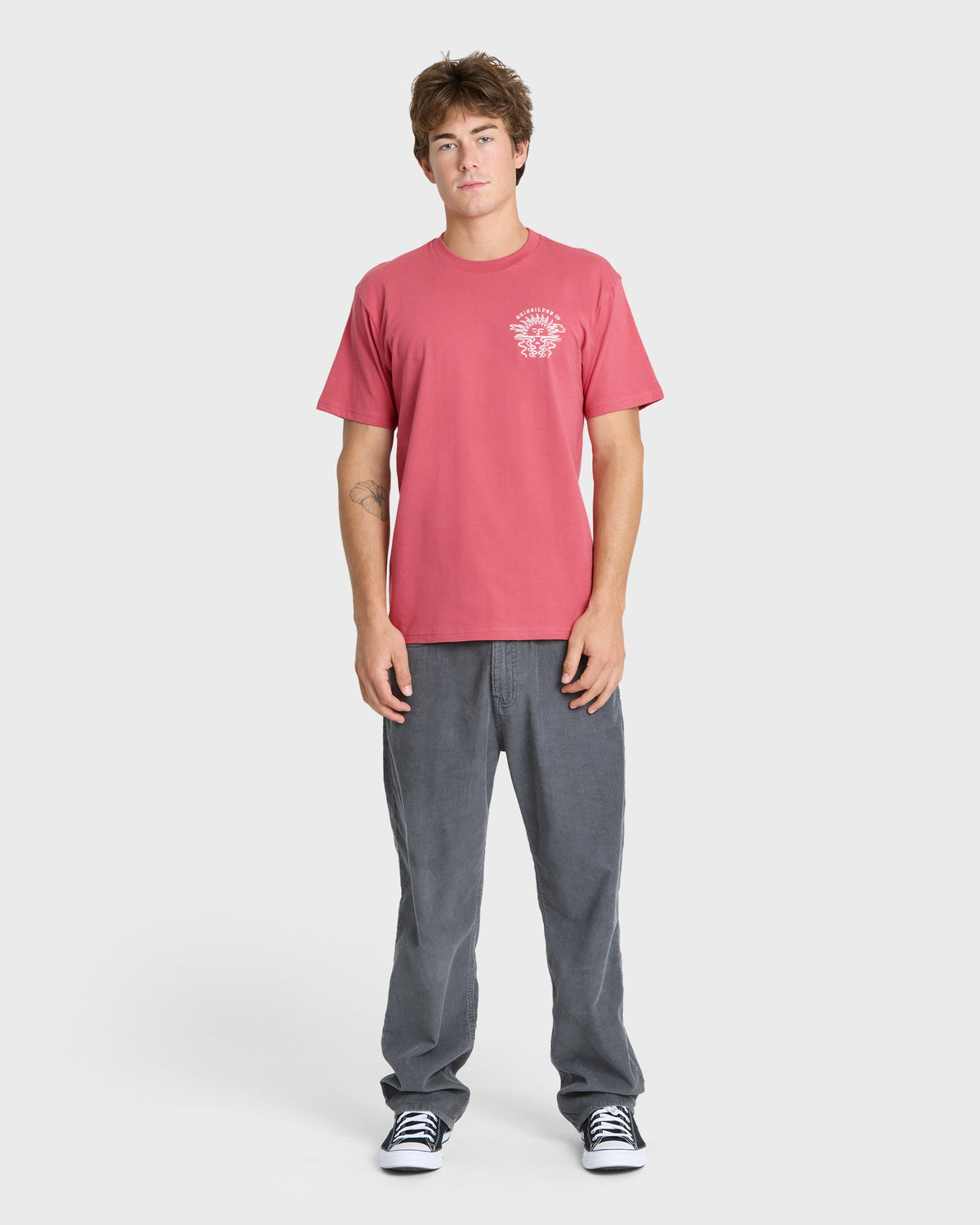 Quiksilver Sun Down SS Shirt Slate Rose L